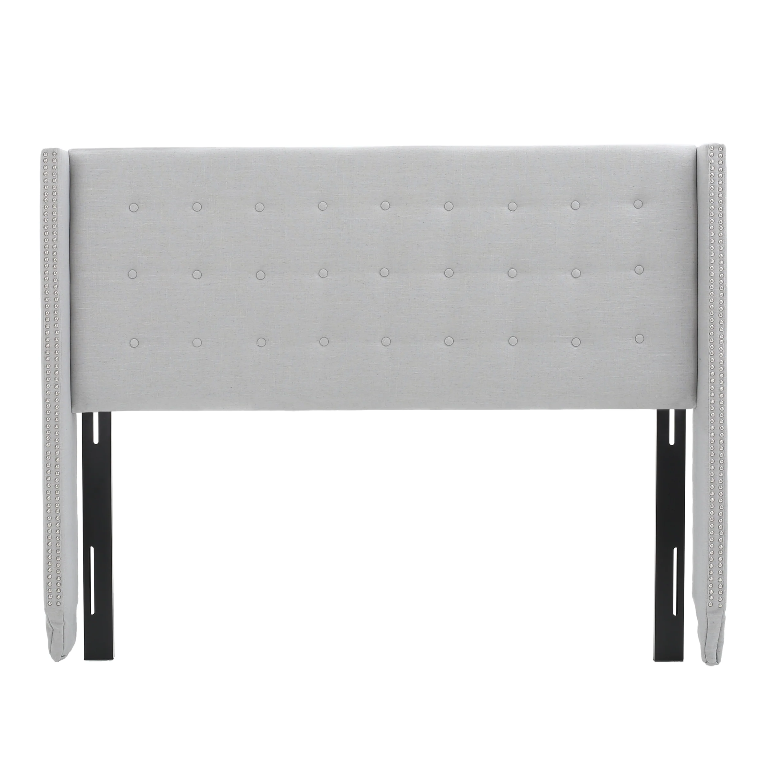 Josephine Contemporary Upholstered Queen Headboard w/ Button Tufting - furnishings