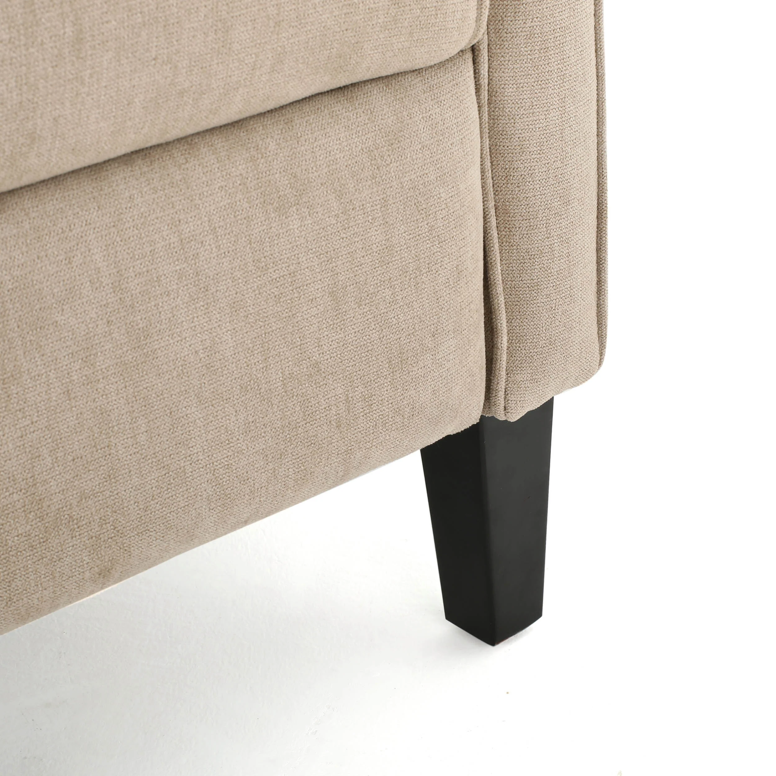 Olinda Minimalist Style Fabric Recliner Chair - furnishings