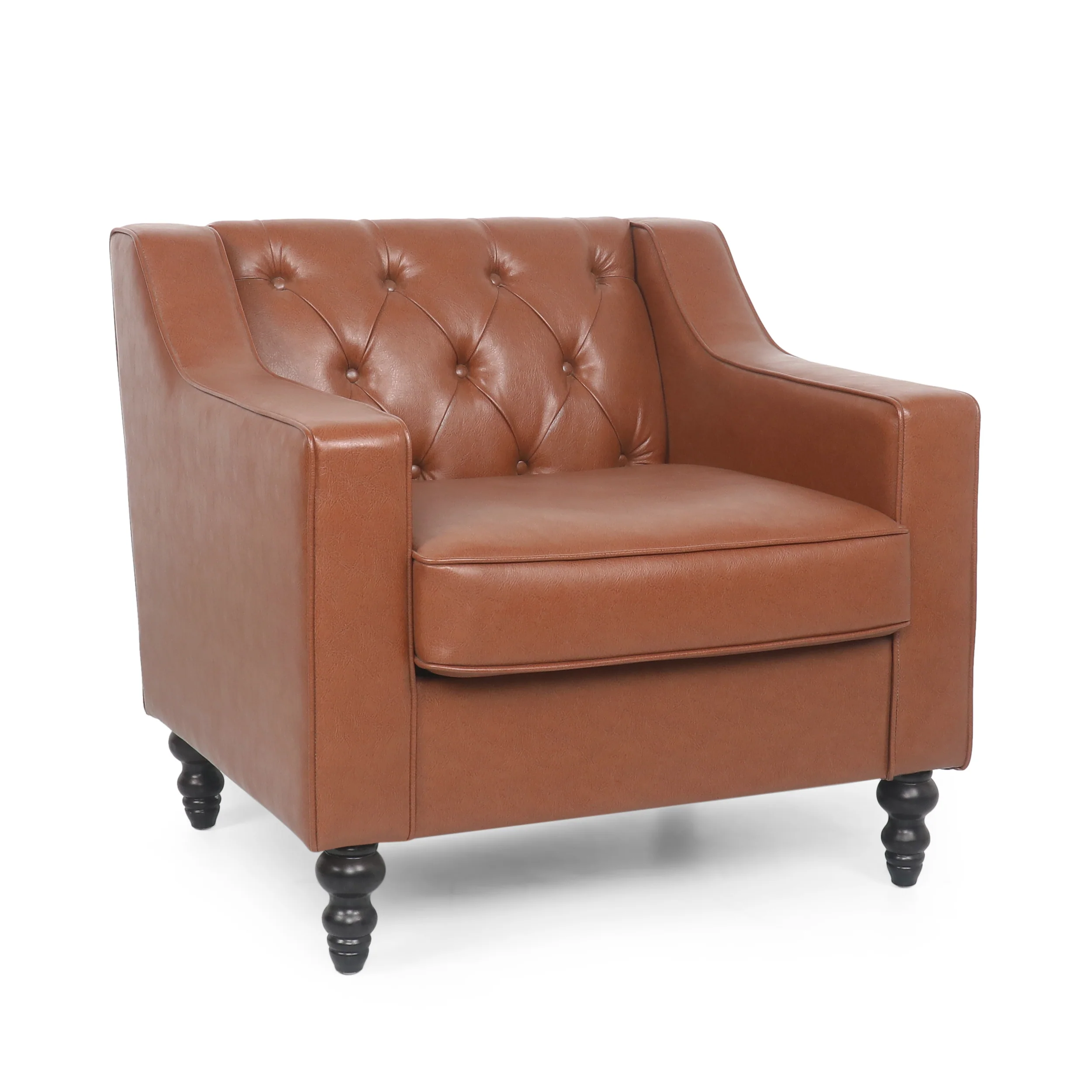 Bluewater Contemporary Tufted Club Chair - furnishings