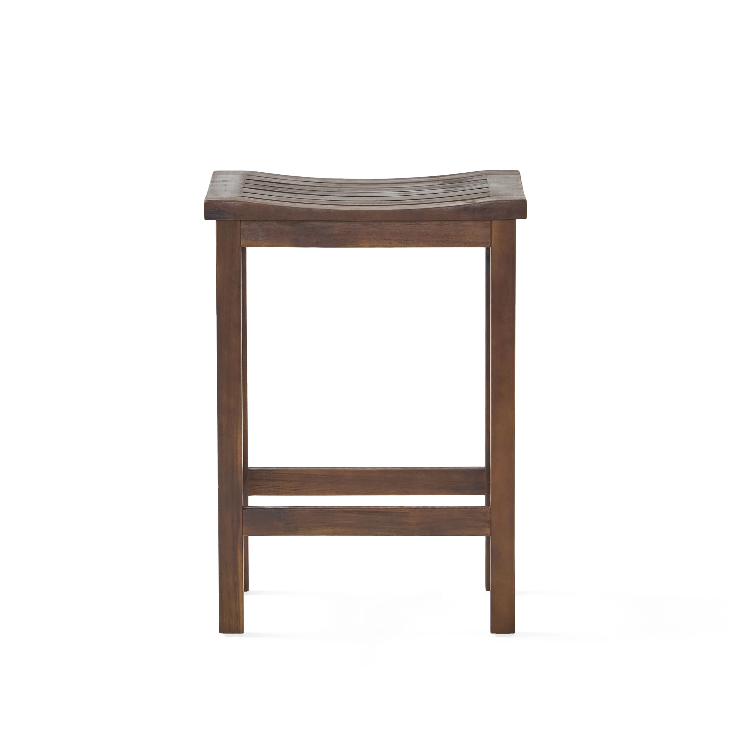 Lantana Brown Mahogany 24-Inch Counter Stools (Set of 2) - furnishings