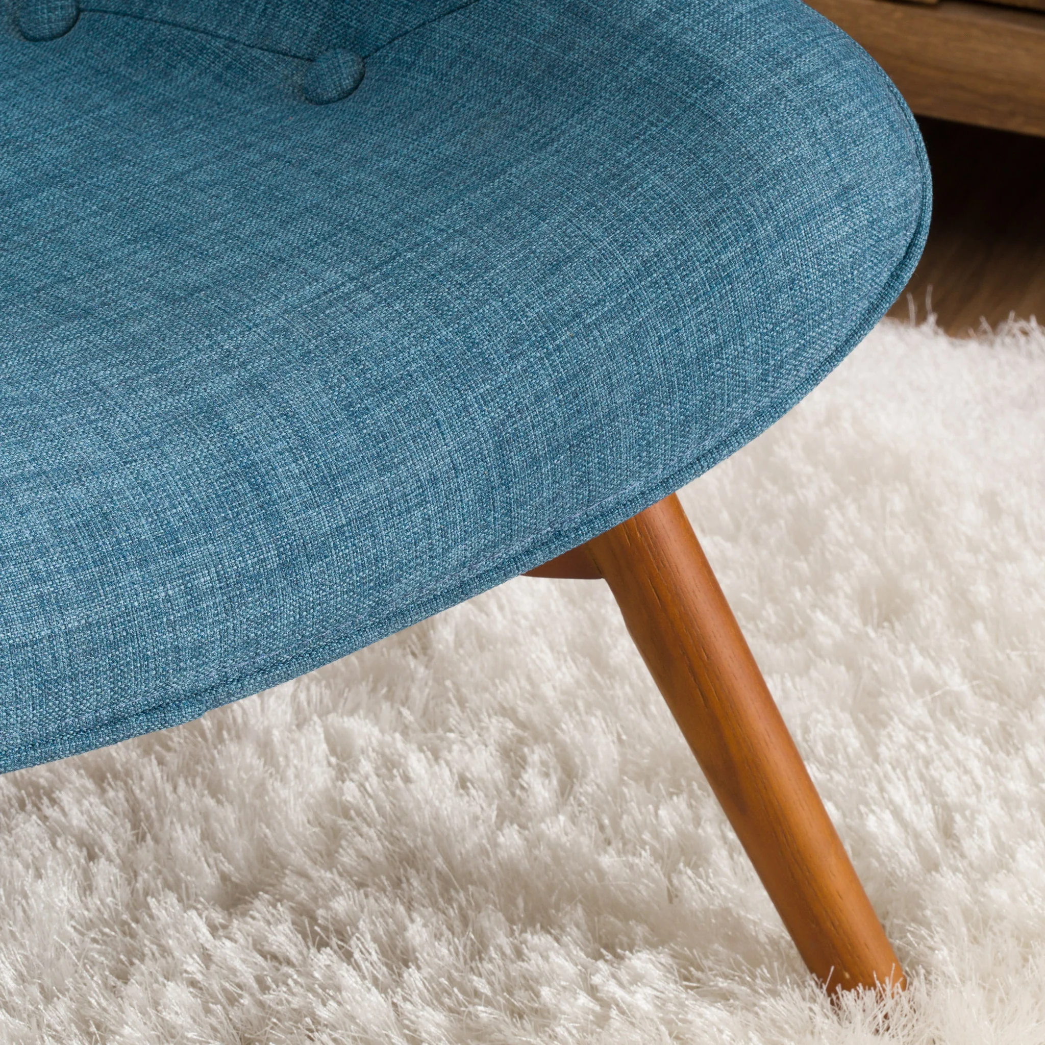 Acantha Mid Century Modern Contour Accent Lounge Chair - furnishings