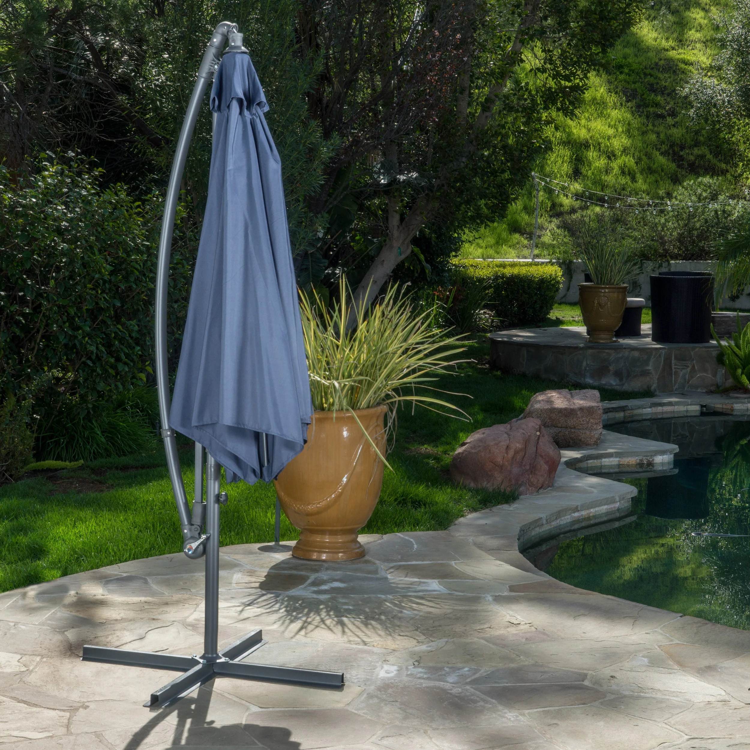 Mariner Outdoor Water Resistant Canopy Umbrella - furnishings