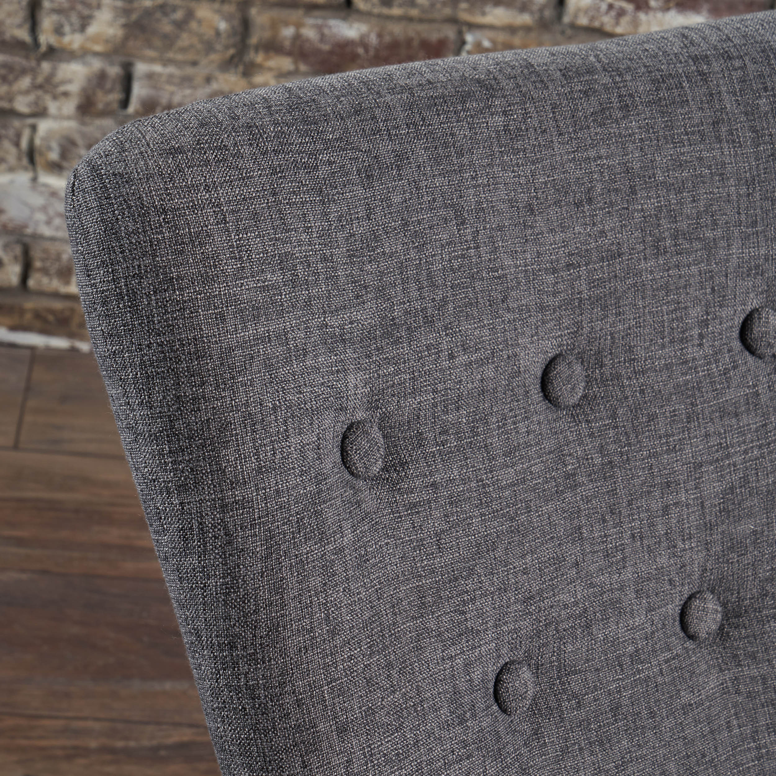 Collin Mid Century Fabric Rocking Chair - furnishings