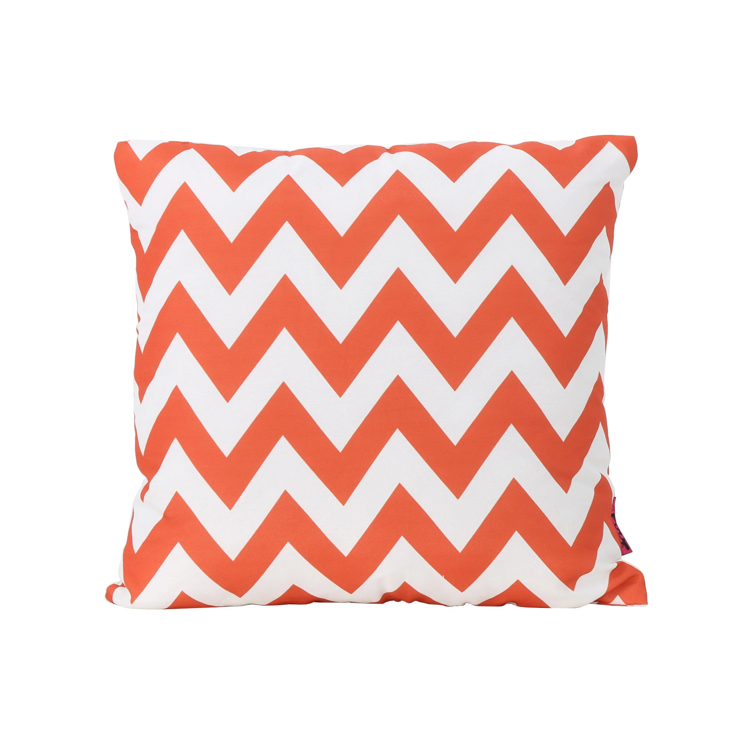 Ernest Indoor Zig Zag Striped Water Resistant Square Throw Pillow - furnishings