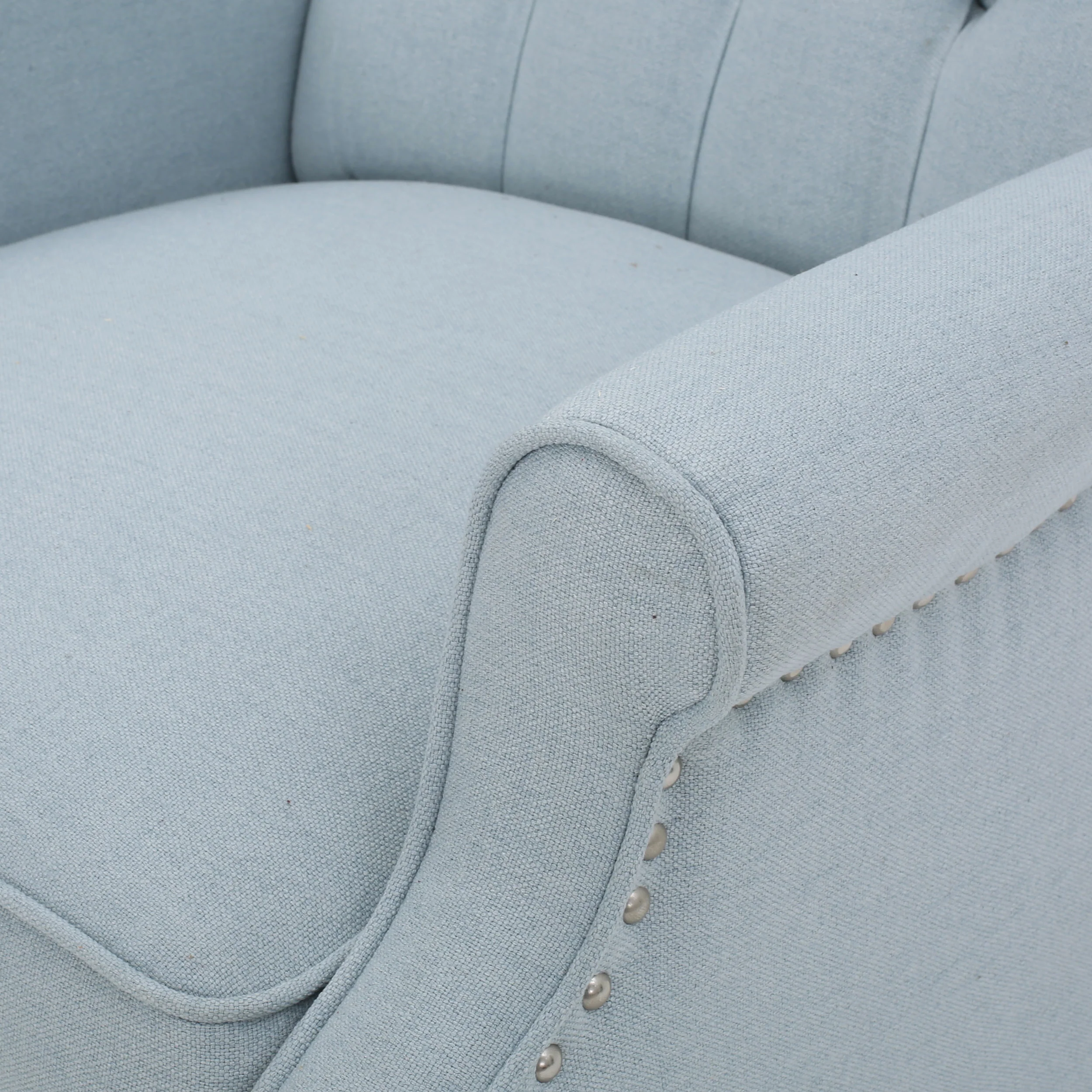 Elizabeth Contemporary Tufted Fabric Recliner (Set of 2) - furnishings