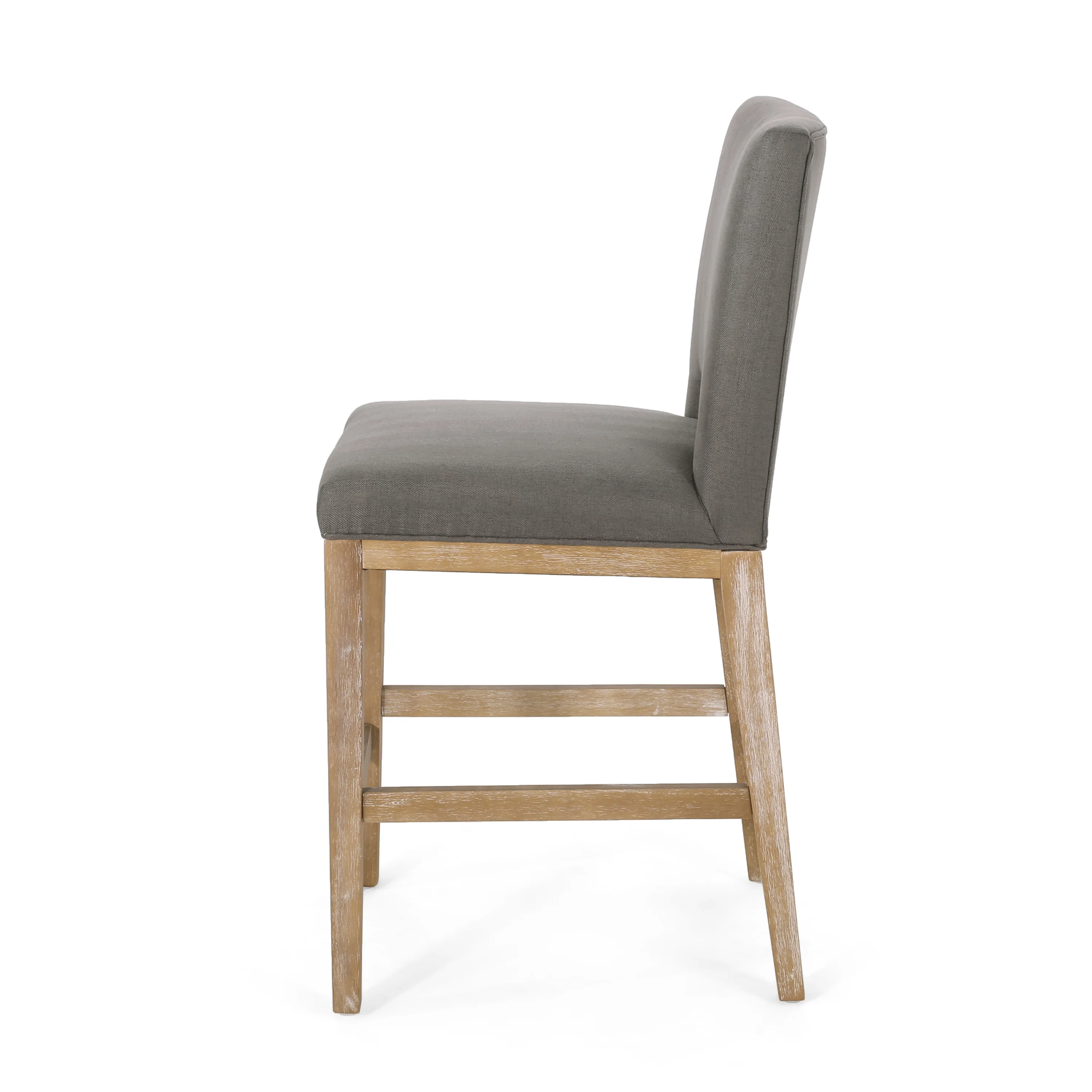 Kiara Contemporary Fabric Upholstered 27 Inch Counter Stools (Set of 2) - furnishings