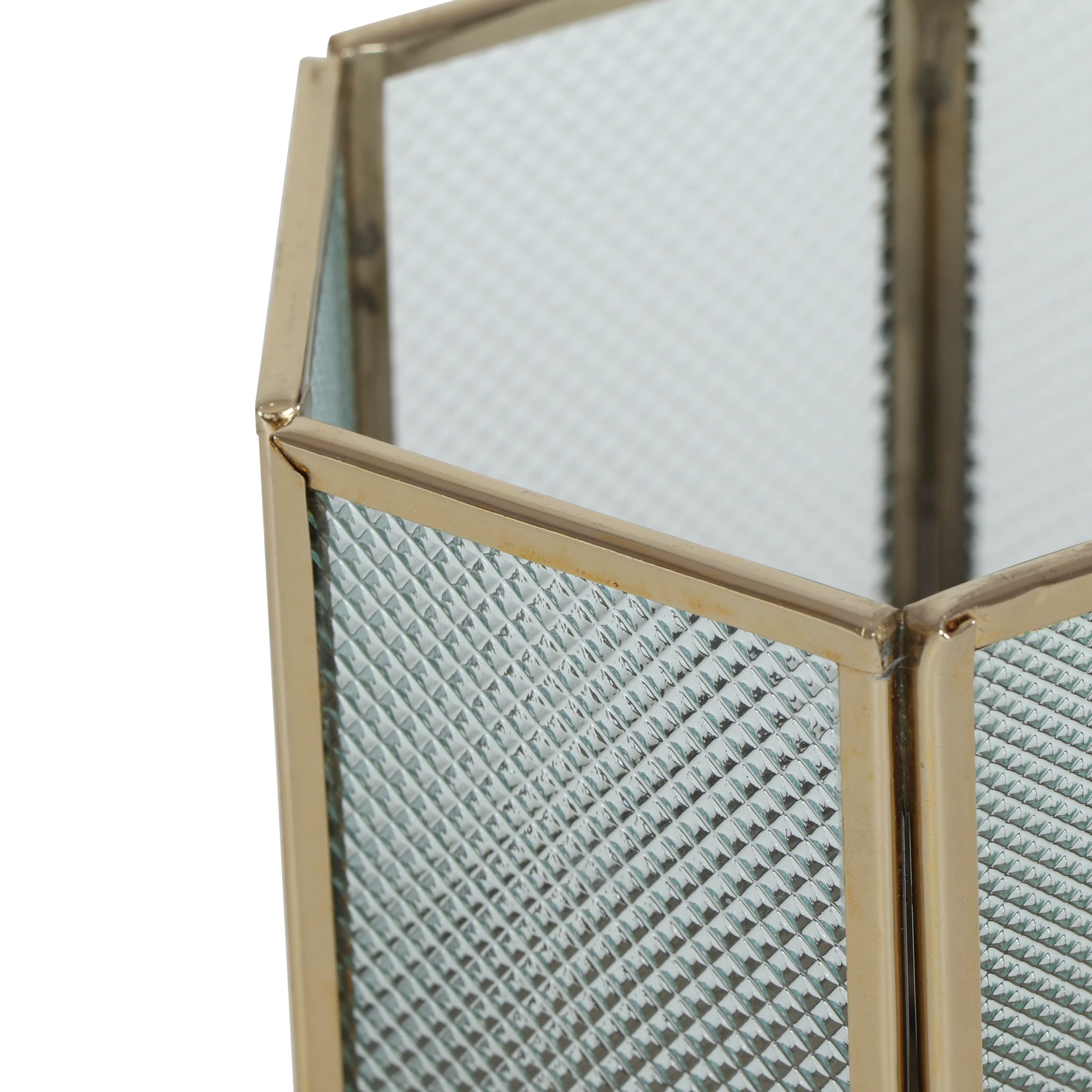 Albara Handmade Glass Panel Candle Holder - furnishings
