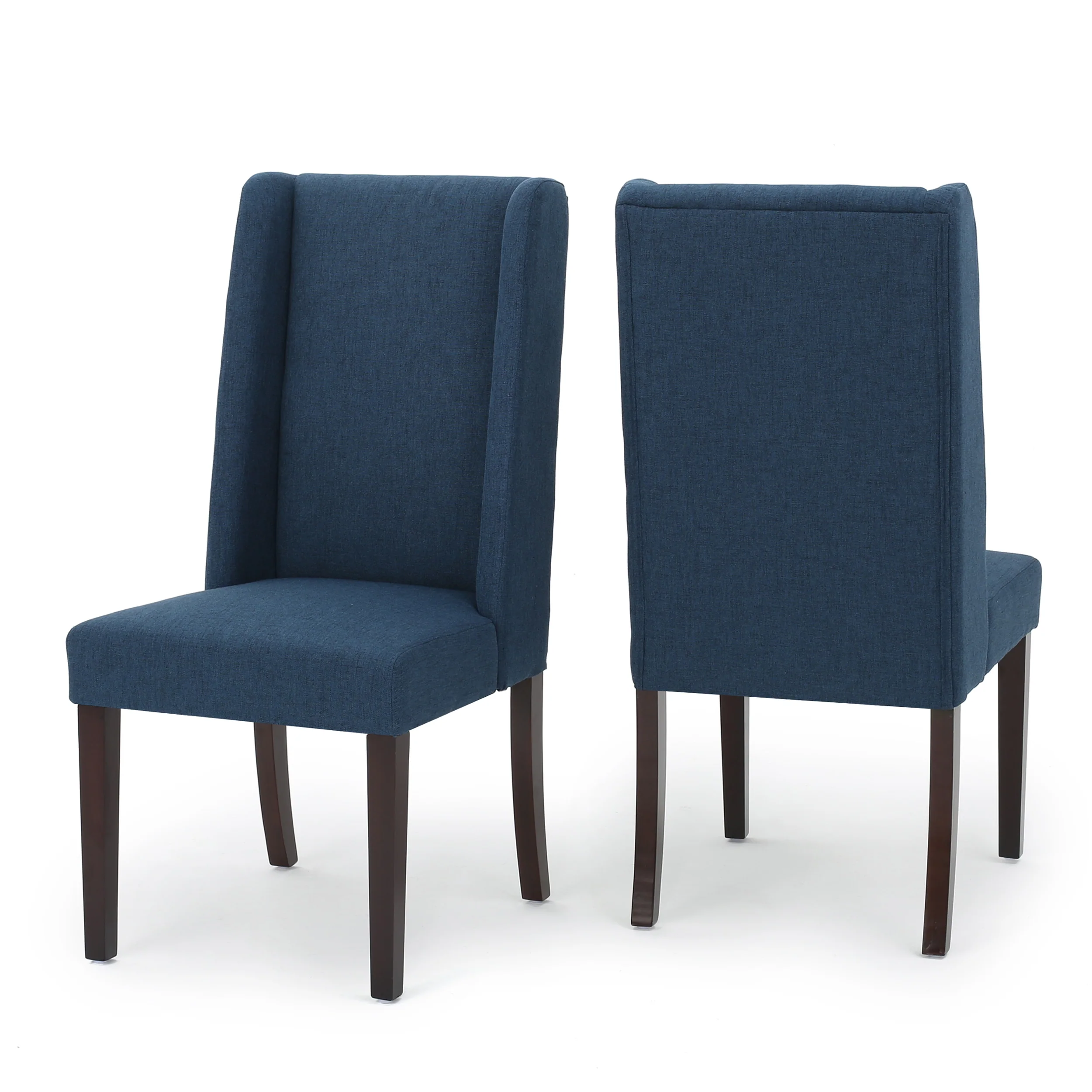 Rory Contemporary Fabric Upholstered Wingback Dining Chairs (Set of 2) - furnishings