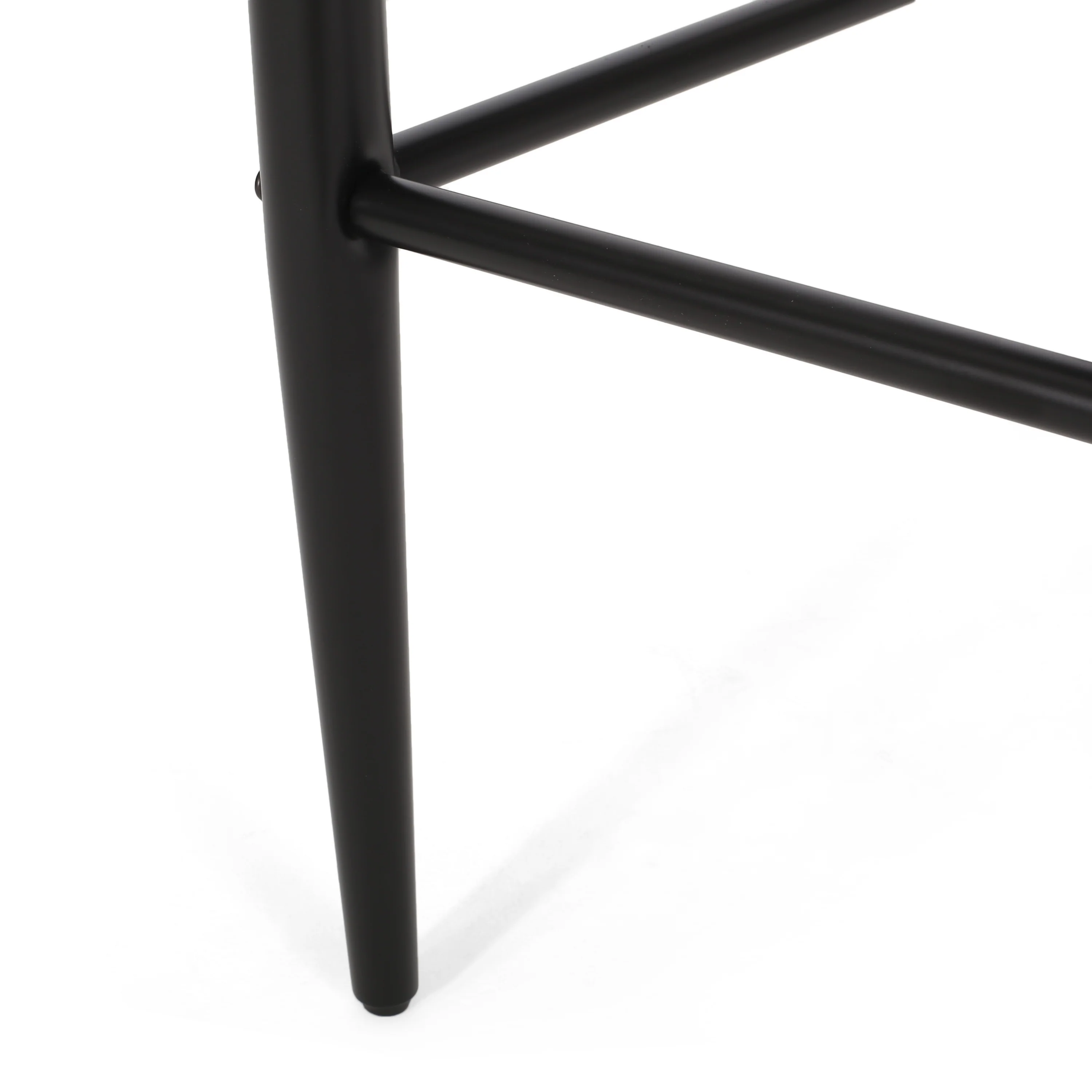 Camas Modern Fabric Upholstered Iron 30 Inch Barstools Set of 2 - furnishings