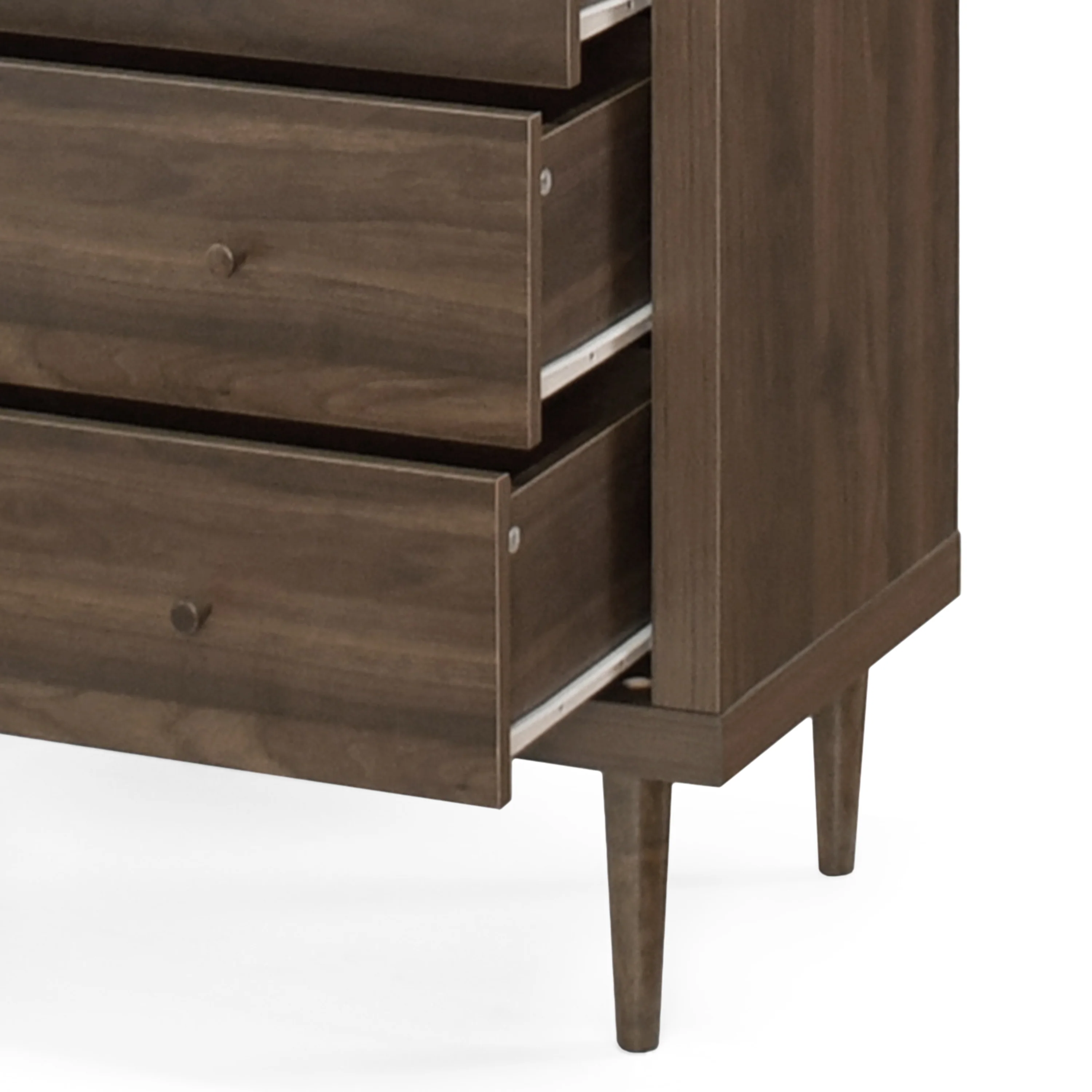 Farhart Mid Century Modern 4 Drawer Dresser - furnishings