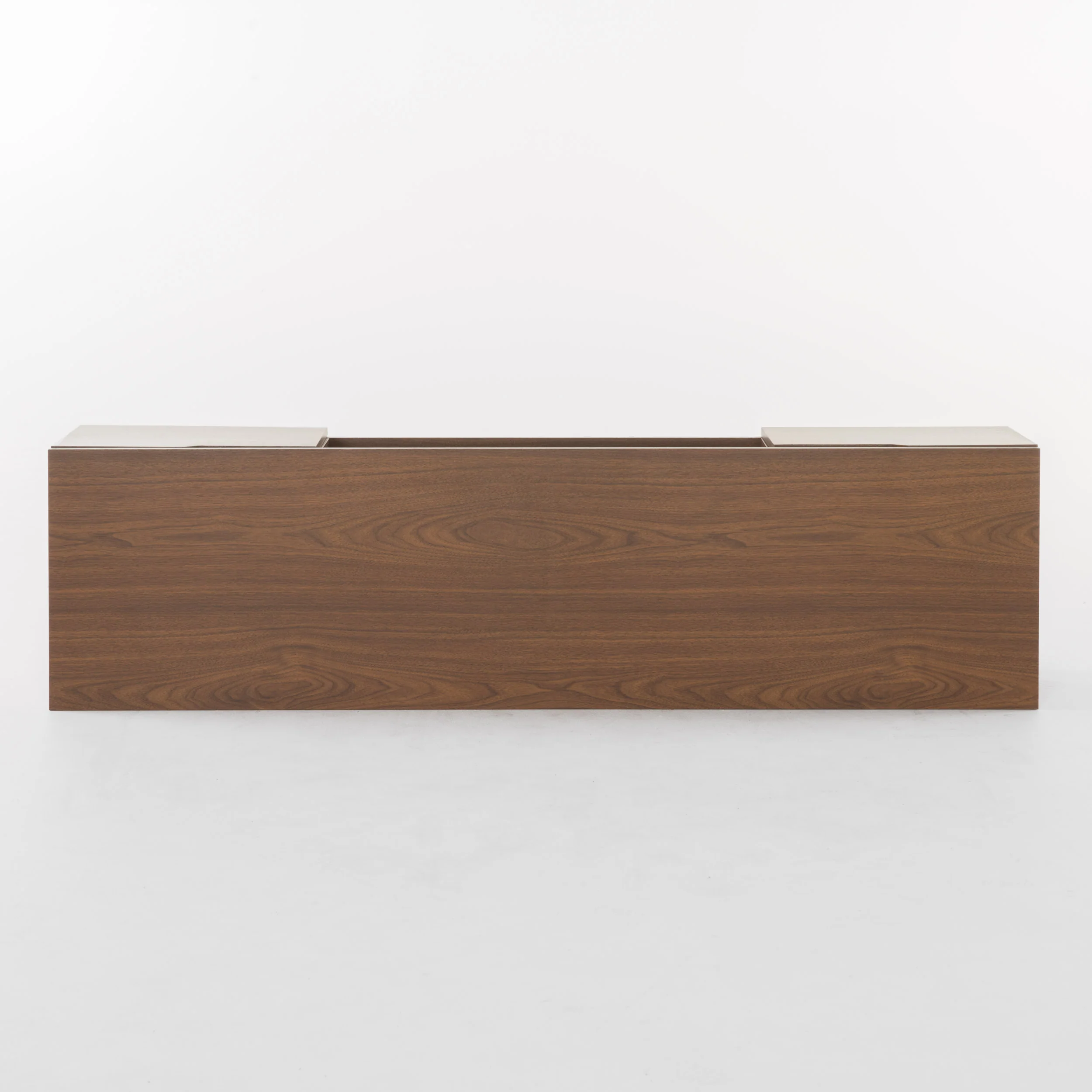 Reginald Mid Century Modern 2 Cabinets & Glass Shelf TV Stand - furnishings