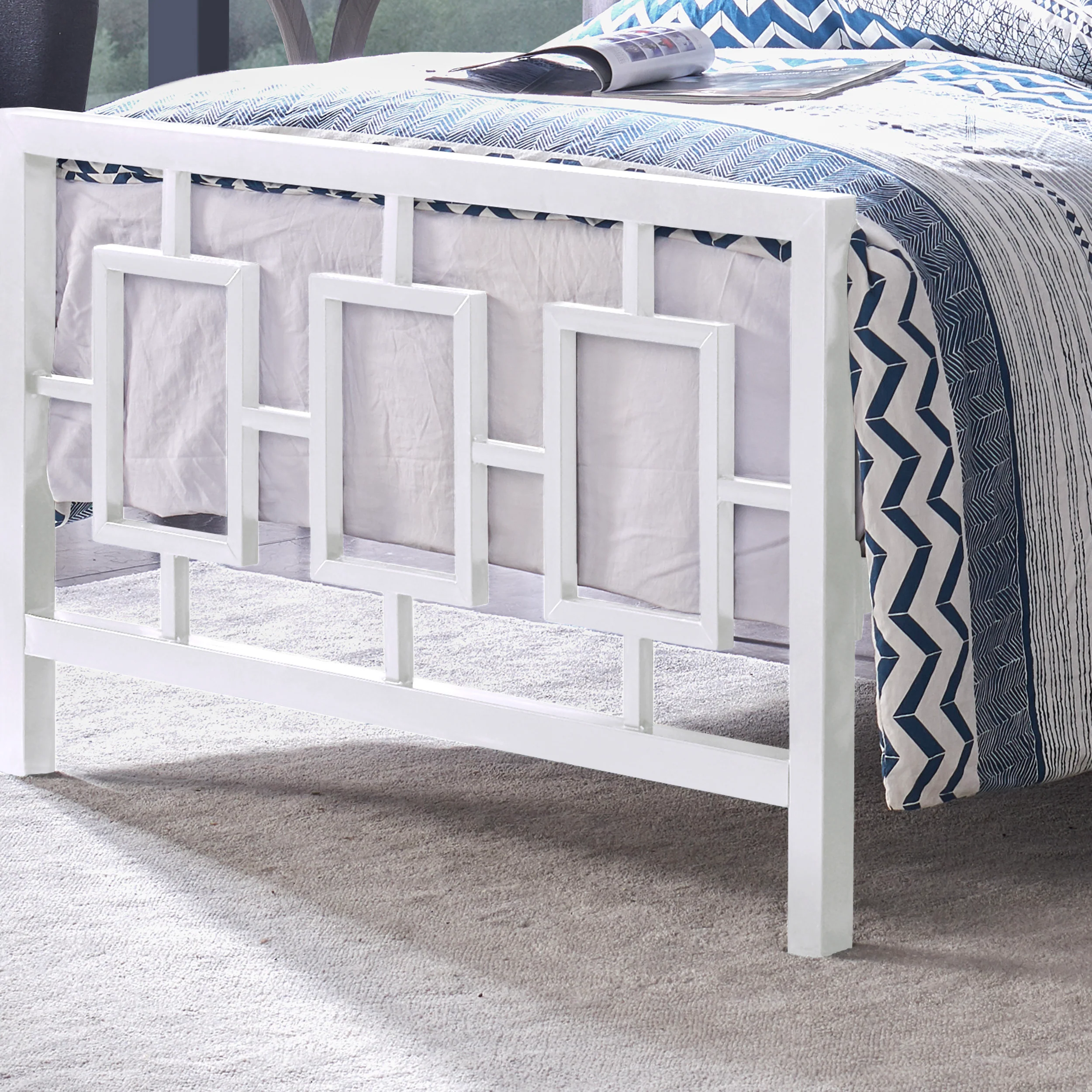 Dawn Modern Iron Twin Bed Frame - furnishings