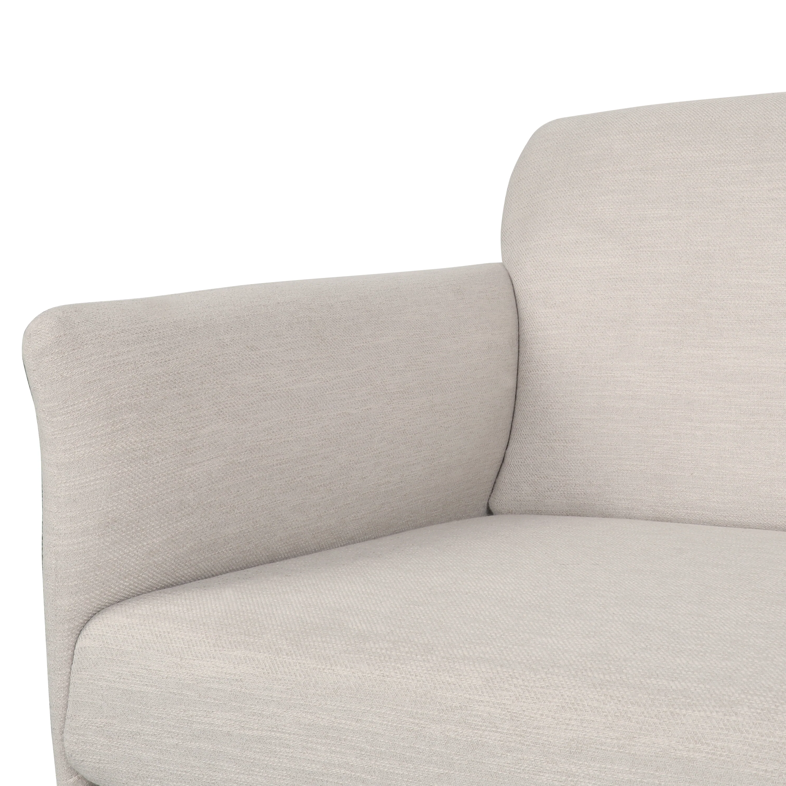 Mokena Contemporary Fabric Upholstered 3 Seater Sofa - furnishings