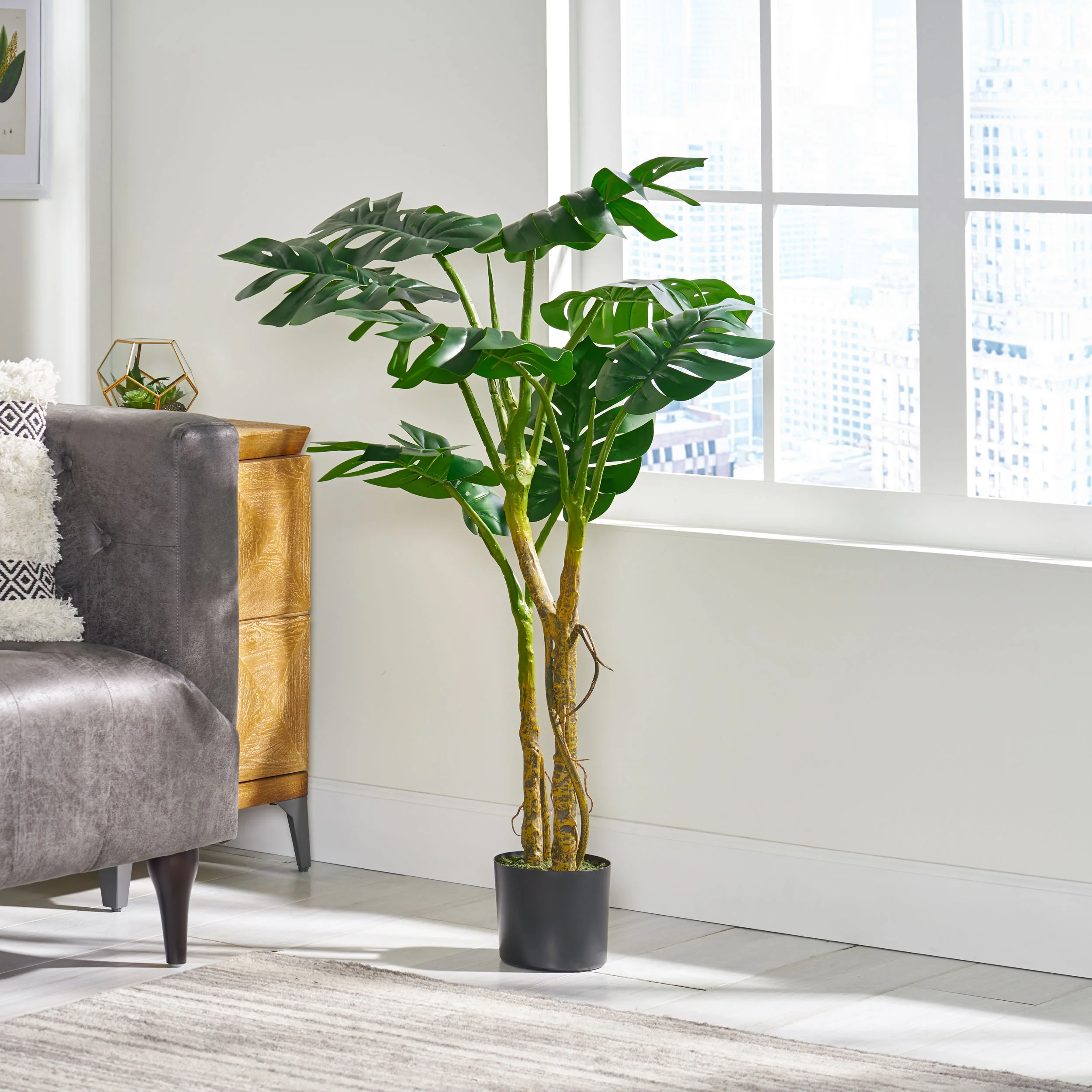 Dorse Artificial Monstera Tree - furnishings