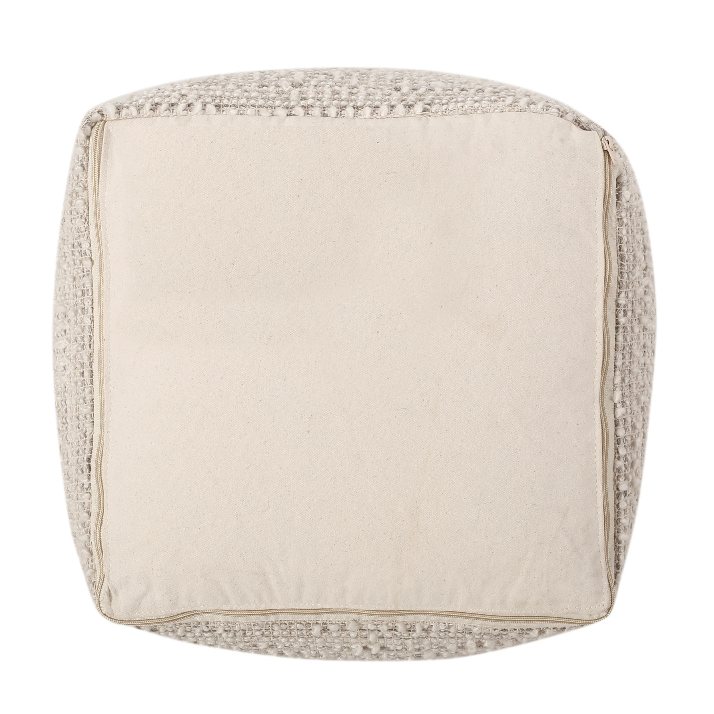 Osgood Boho Handcrafted Fabric Cube Pouf - furnishings
