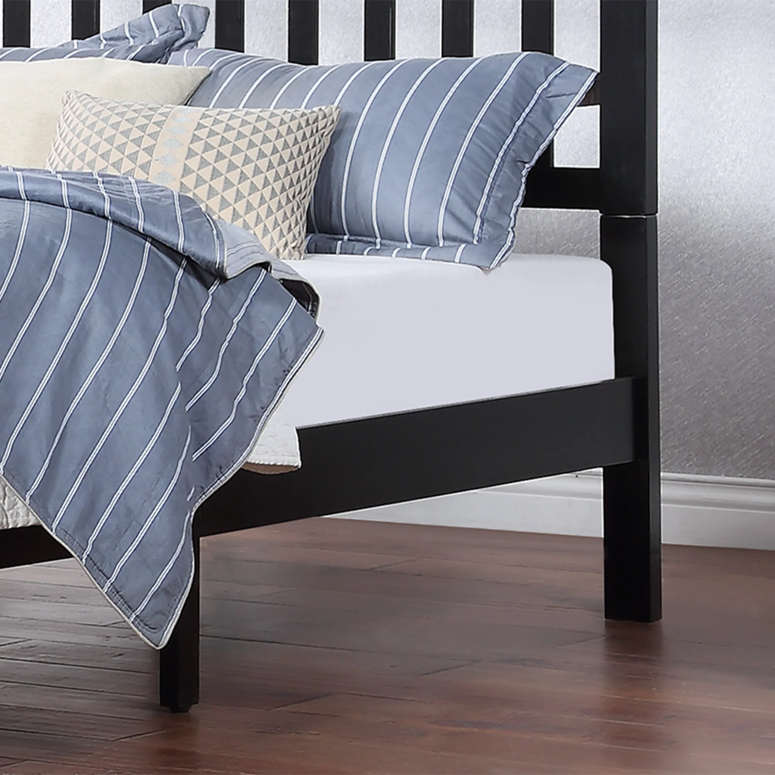 Contessa Modern Farmhouse Acacia Wood Queen Bed Platform - furnishings