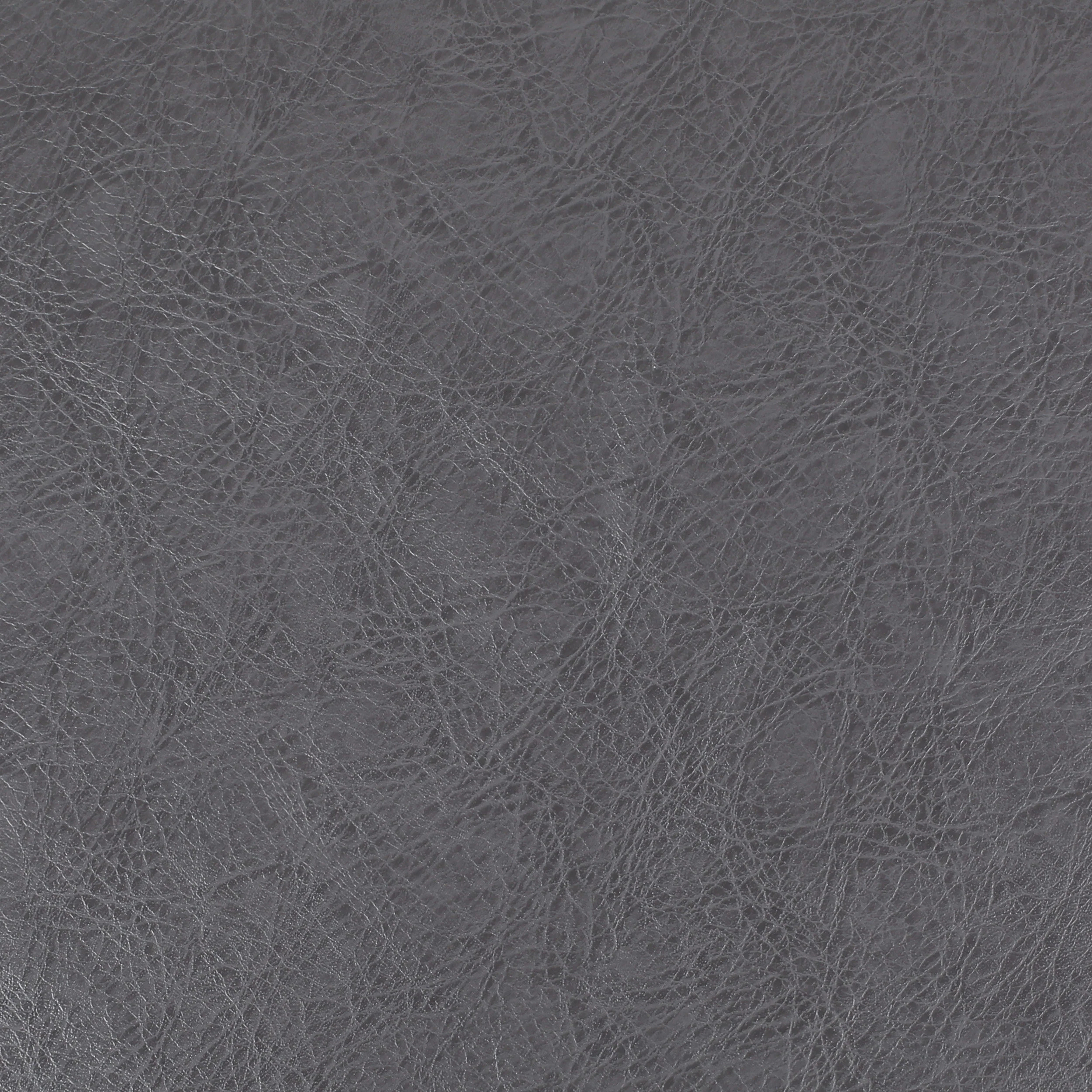 Conrail Contemporary Faux Leather Channel Stitch Pouf - furnishings