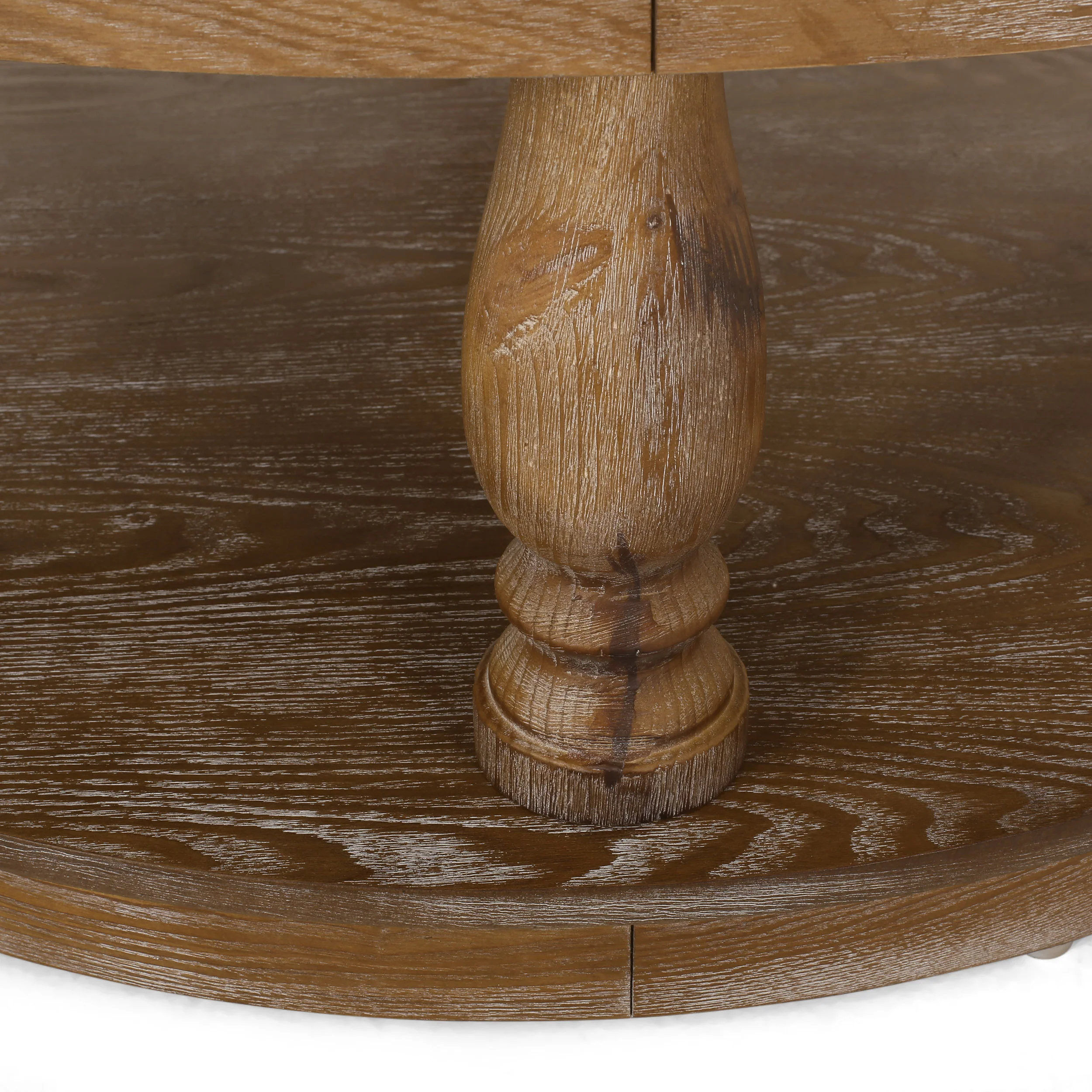 Andrue Contemporary Upholstered Round Ottoman - furnishings