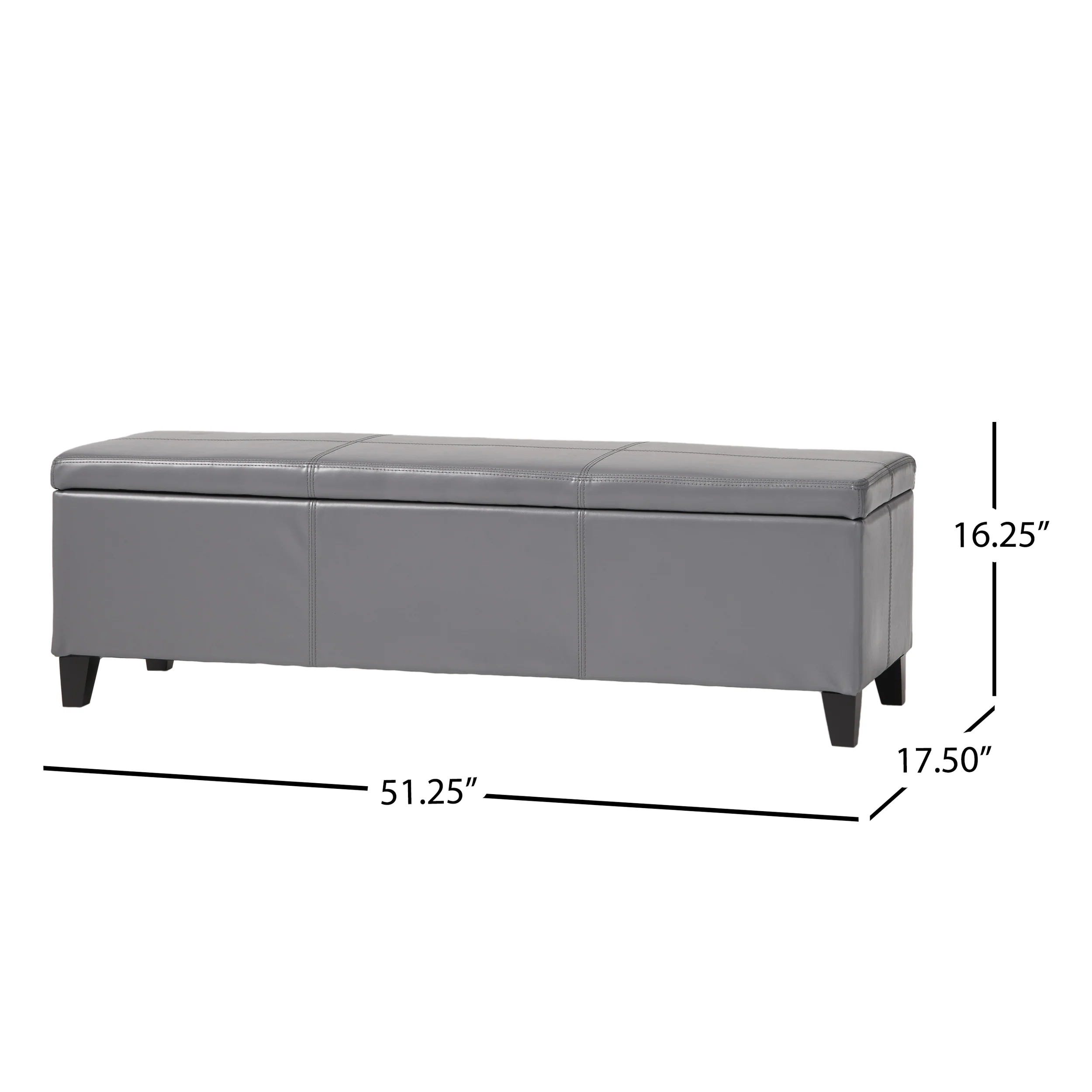 Rupert Upholstered Storage Ottoman Bench - furnishings