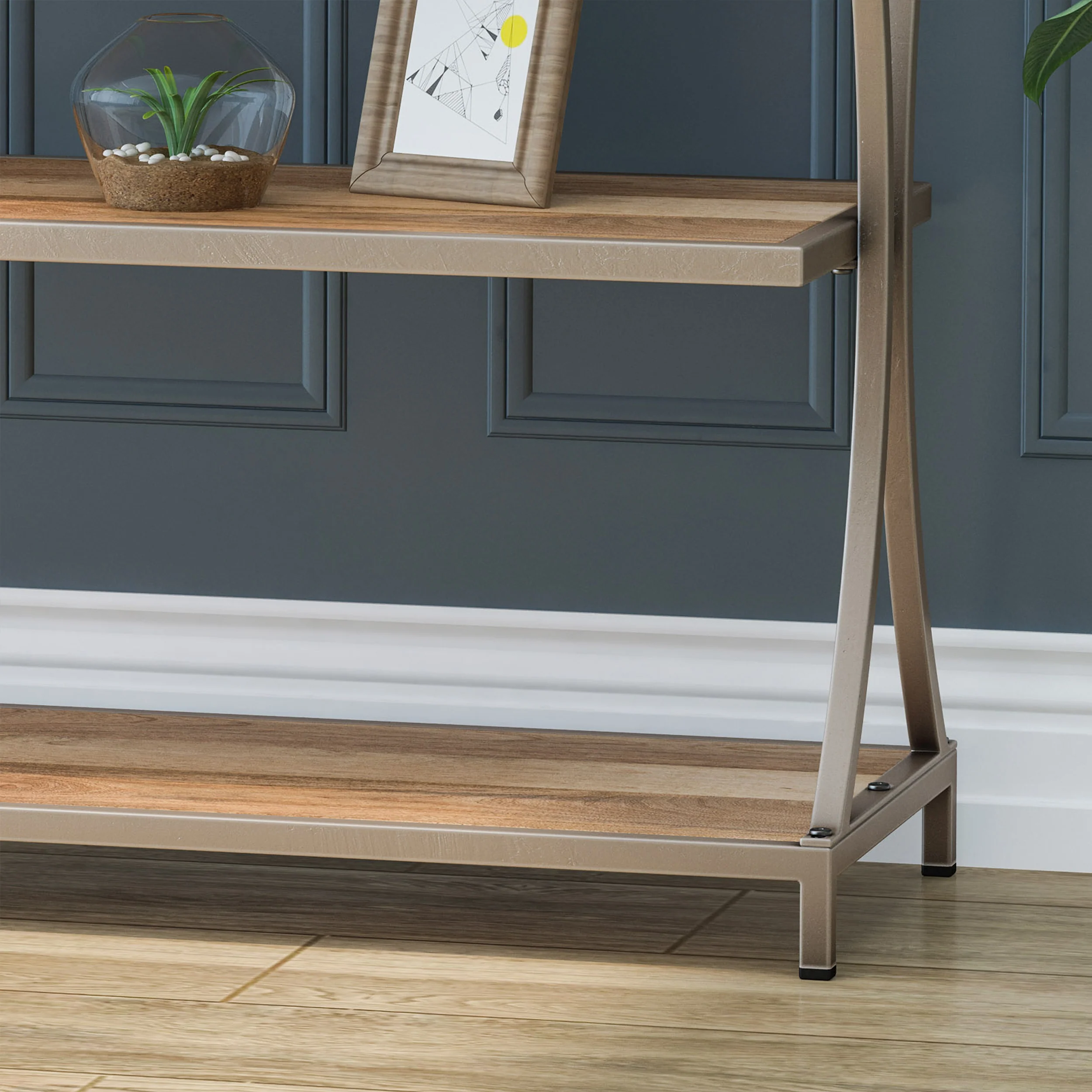 Makyia 2 Shelf Modern Console Table - furnishings