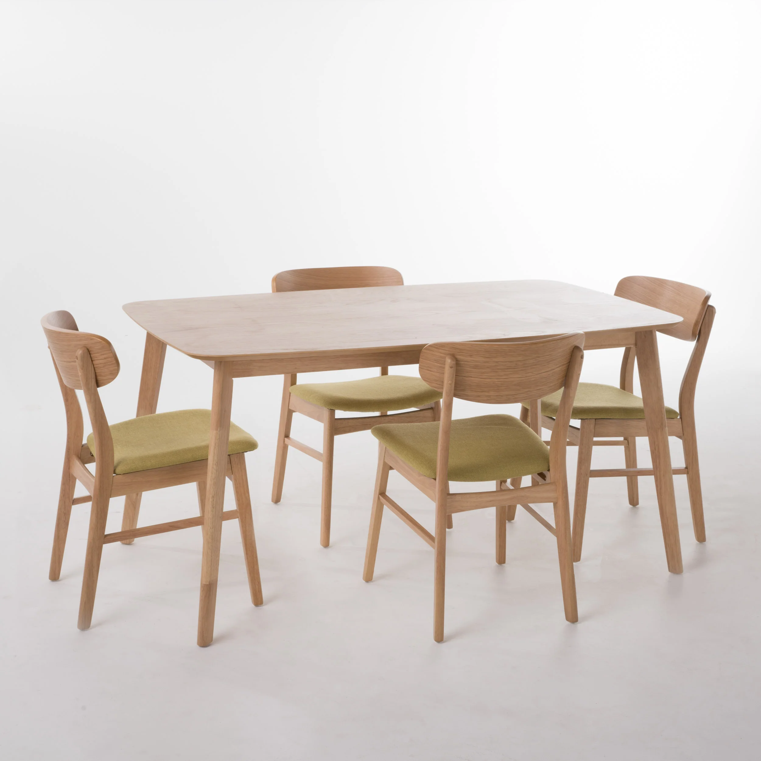 Lucille Mid-Century Modern 5 Piece Dining Set - furnishings