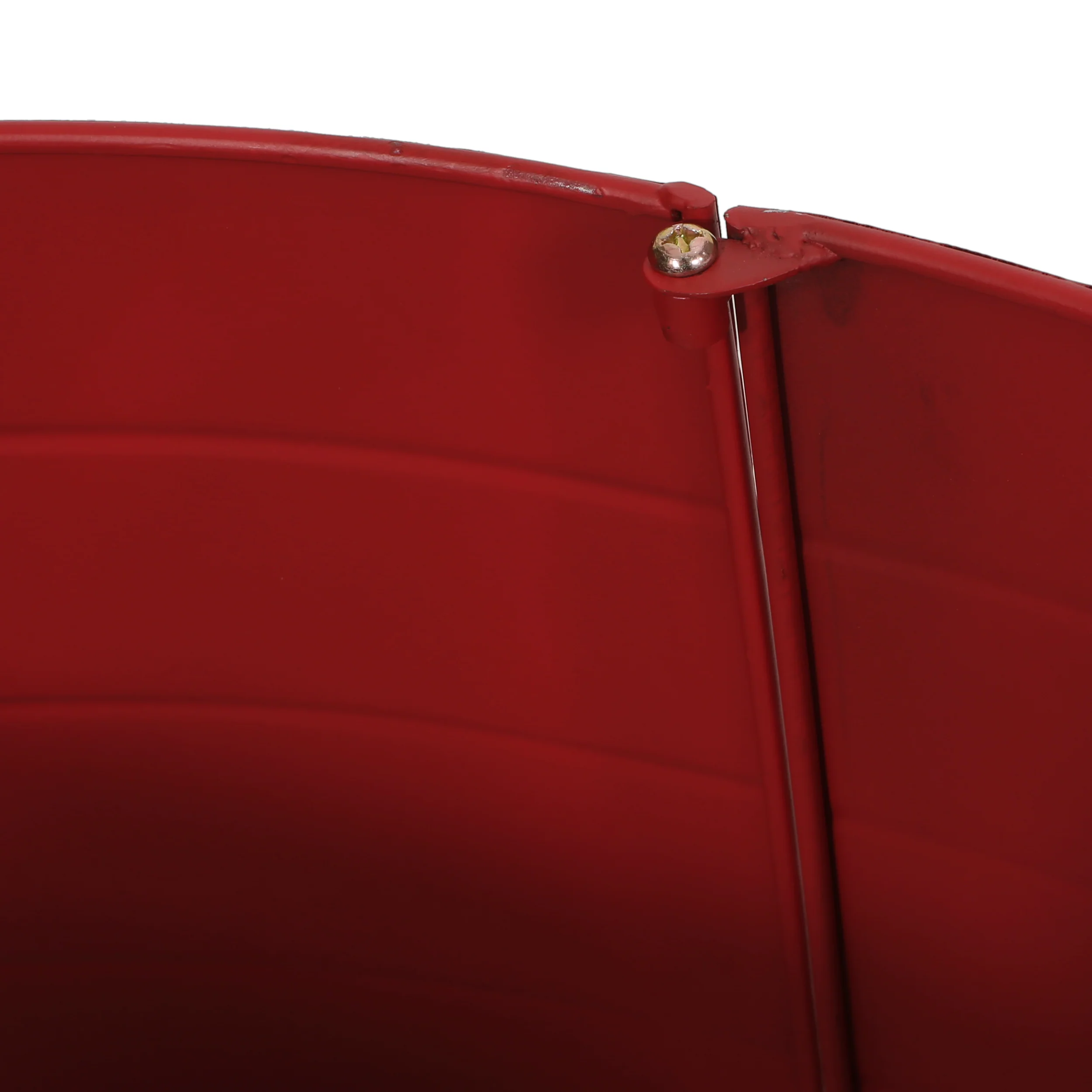 Gilmanton Metal Christmas Tree Collar, Red - furnishings