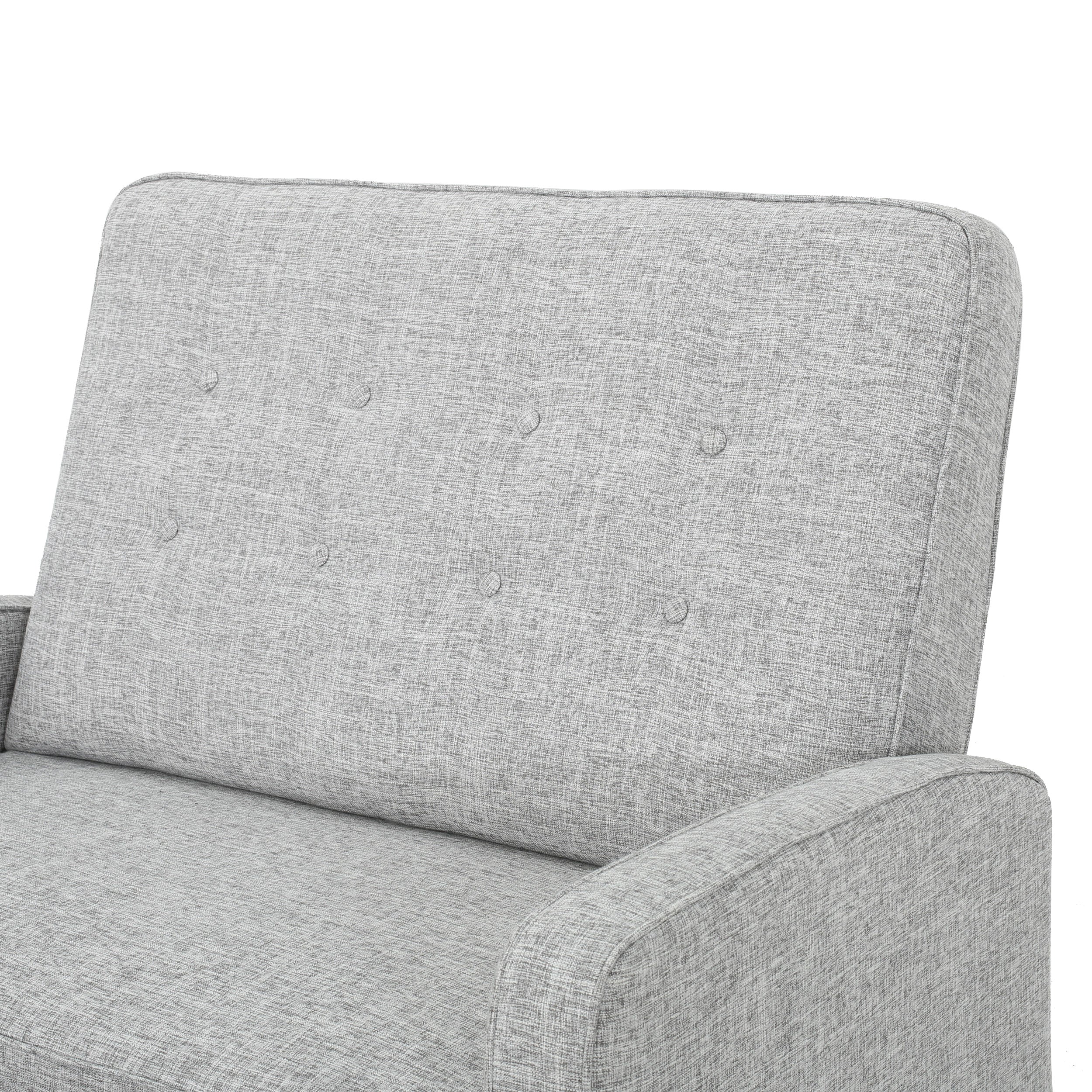 Callade Buttoned Fabric Reclining Loveseat - furnishings