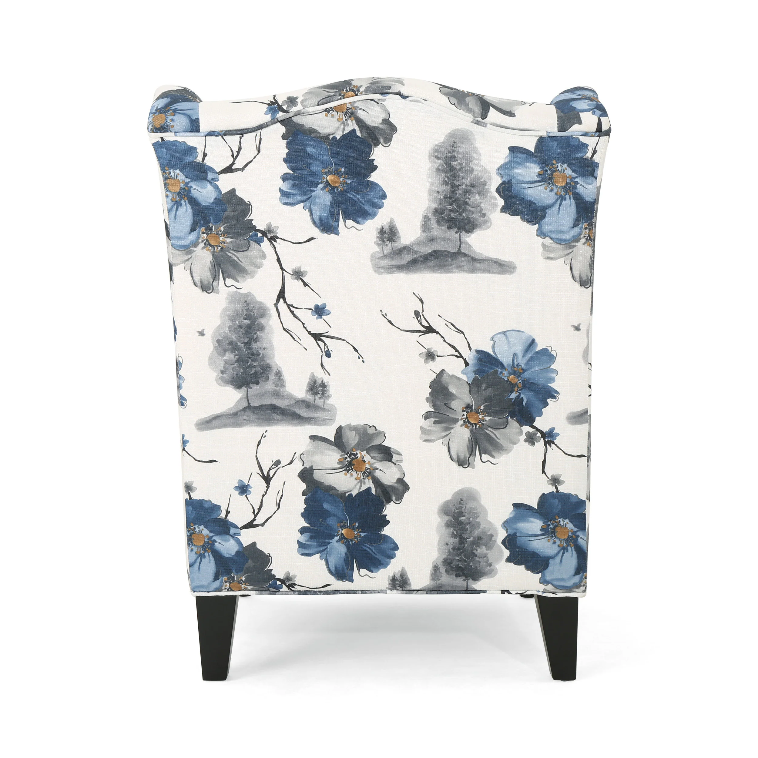 Alonso Wingback Fabric Club Chair - furnishings