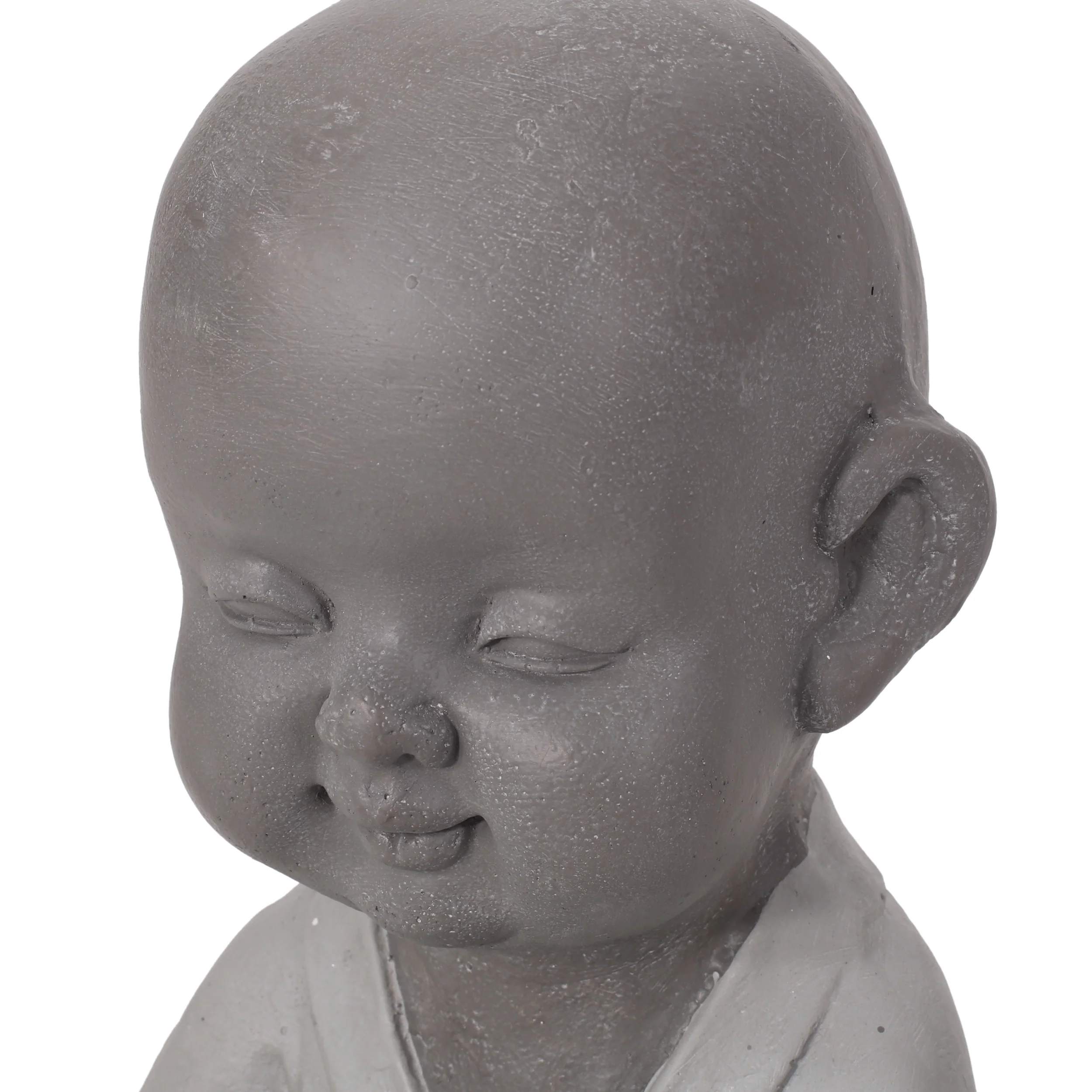Orwell Outdoor Monk Garden Statue, Gray - furnishings