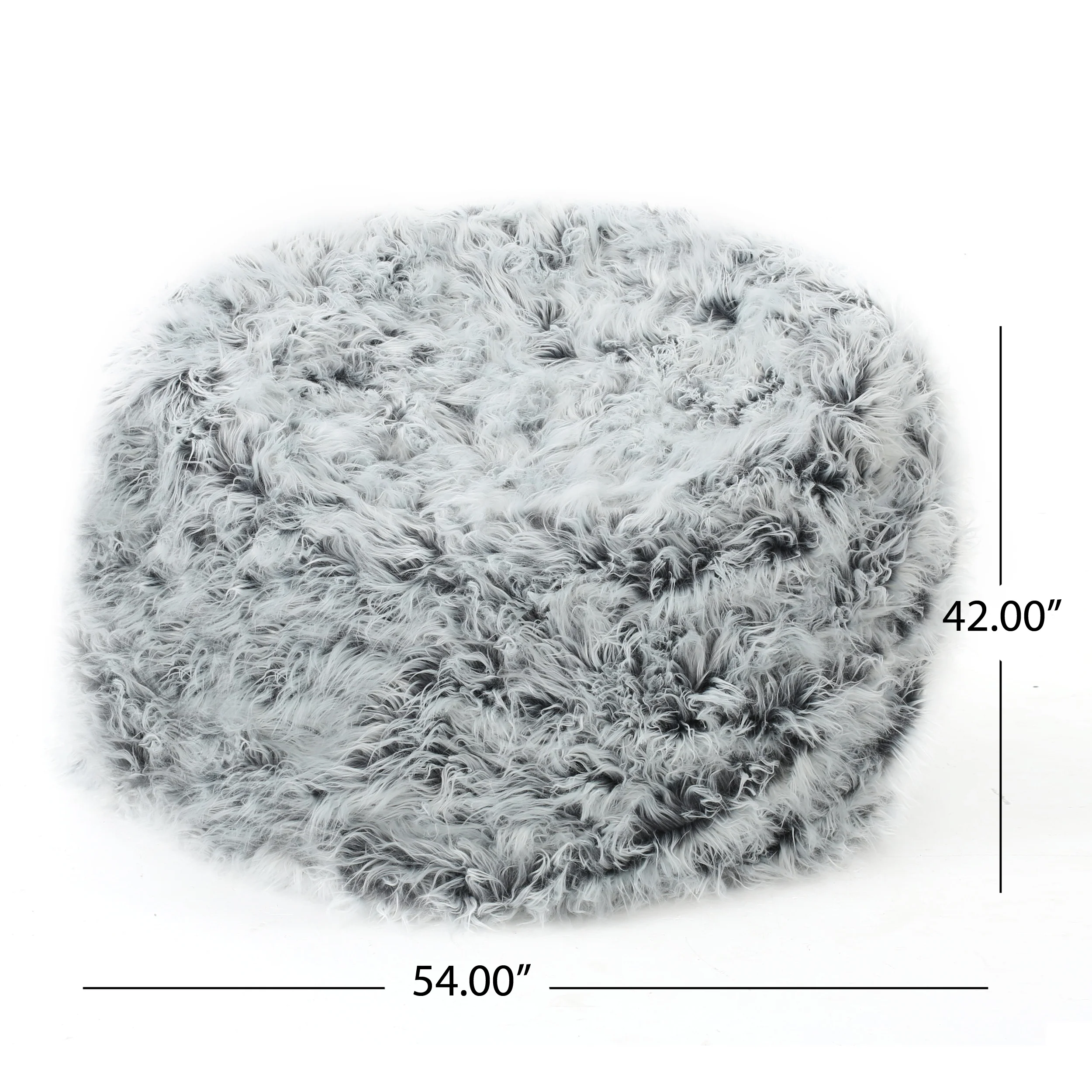 Lycus Faux Fur Bean Bag Chair - furnishings