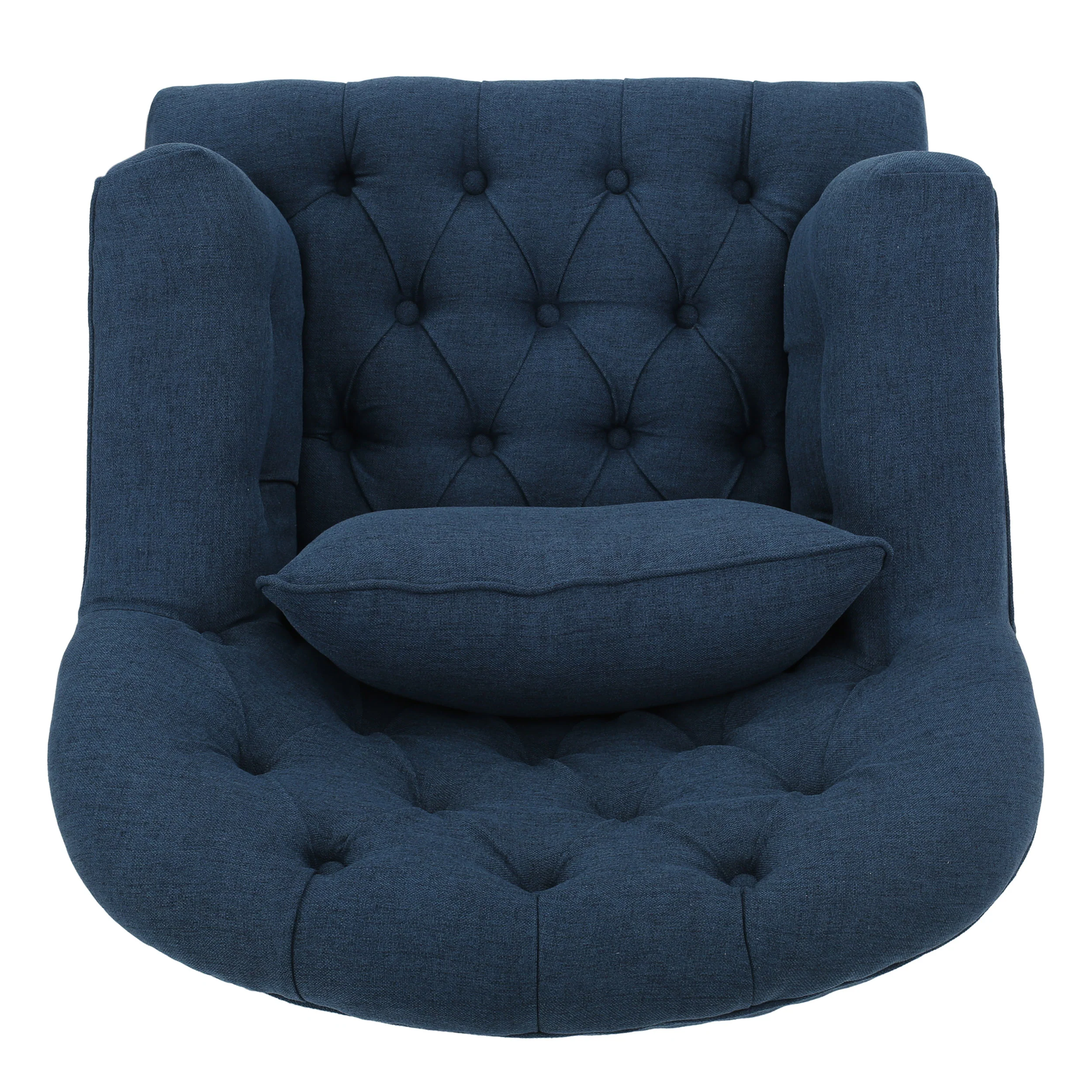 Kimberly Fabric Tufted Club Chair - furnishings
