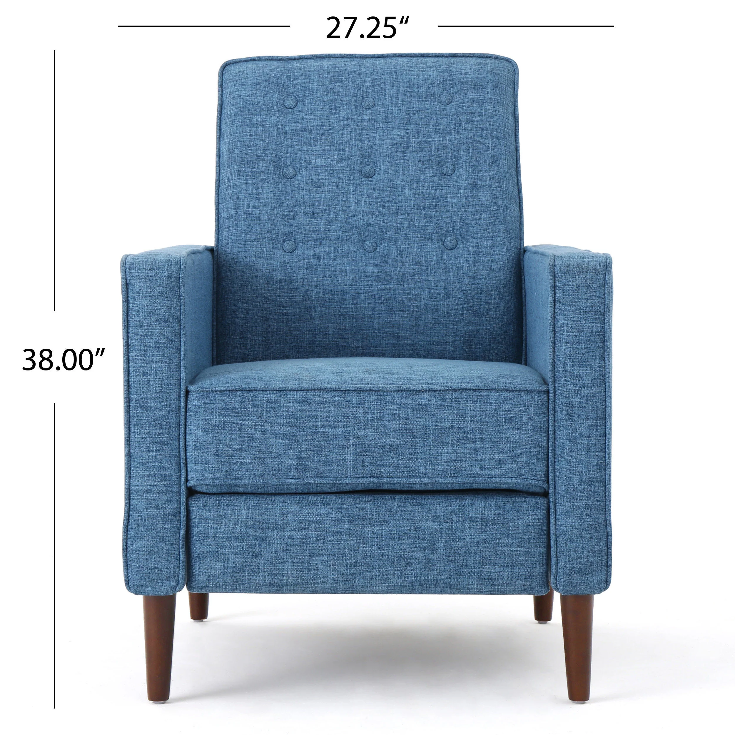 Marston Mid Century Modern Fabric Recliner (Set of 2) - furnishings