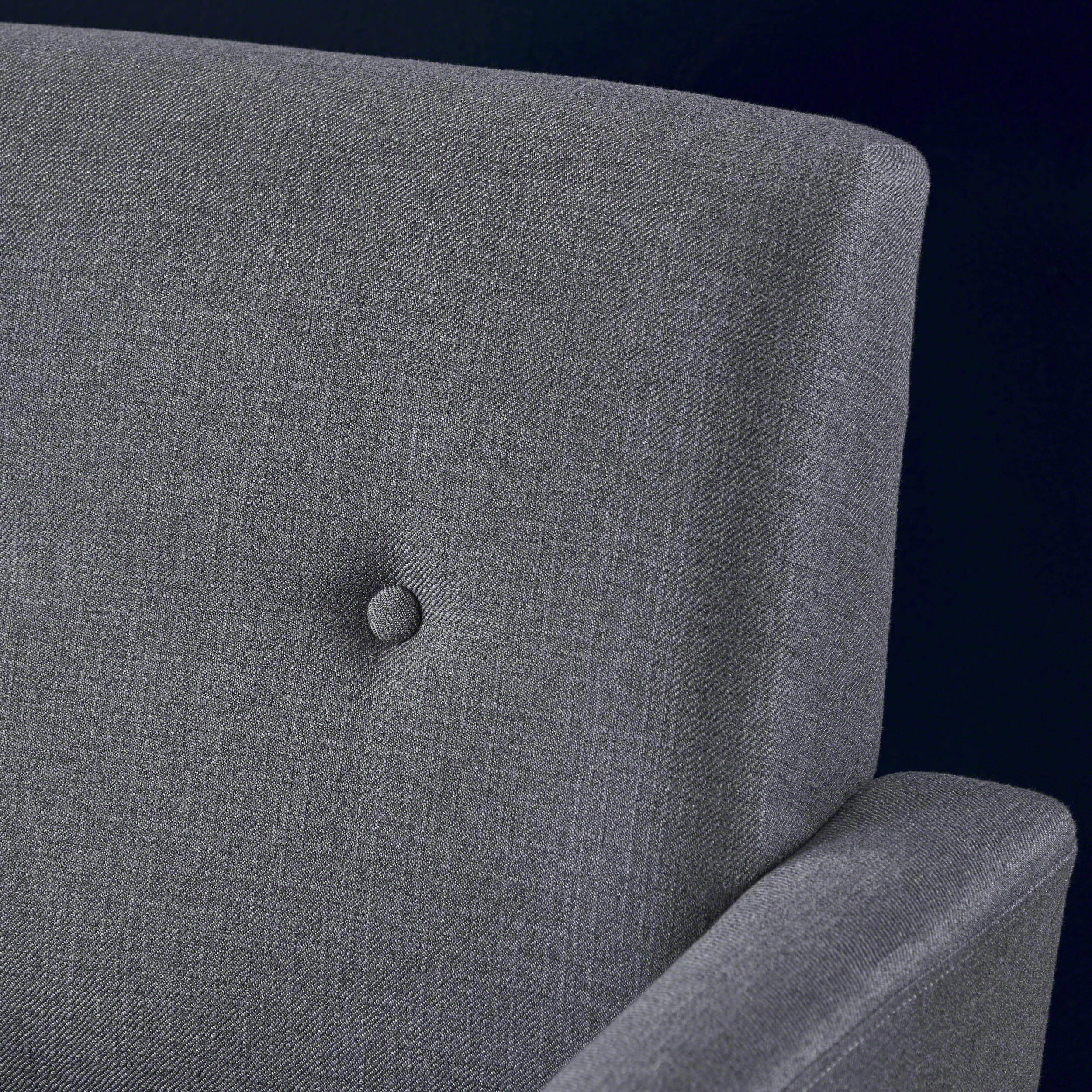Sierra Mid Century Modern Button Tufted Upholstered Fabric Club Chair - furnishings