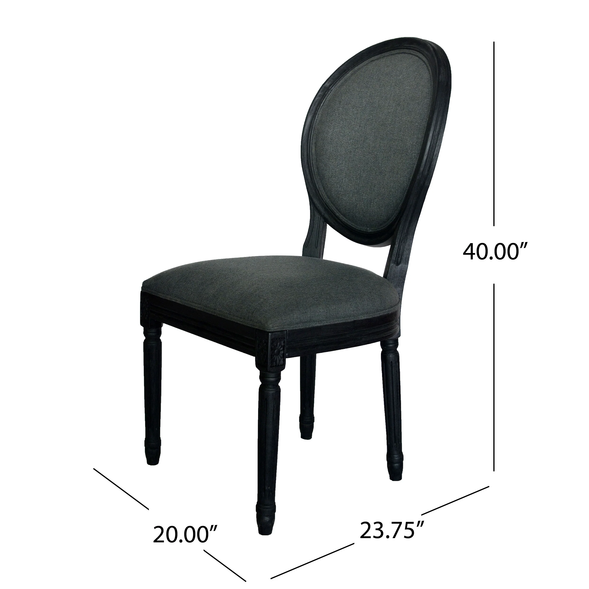 Babbs Traditional Fabric Dining Chairs - furnishings