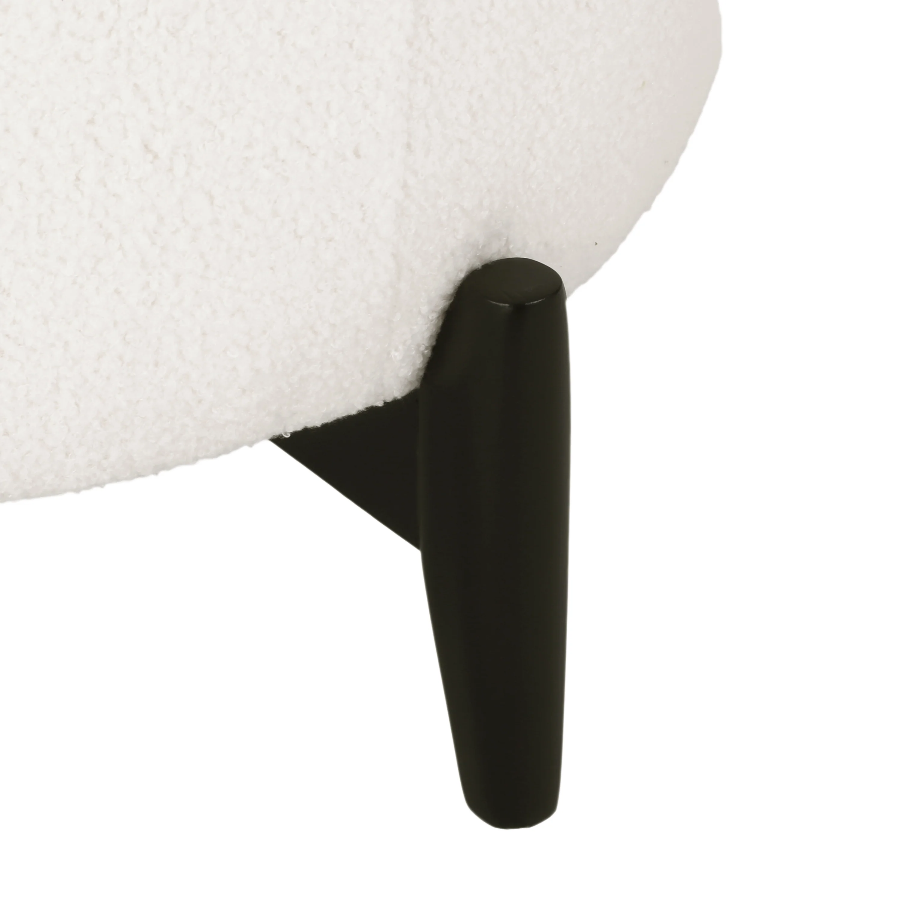 Anaura Contemporary Boucle Upholstered Club Chair - furnishings