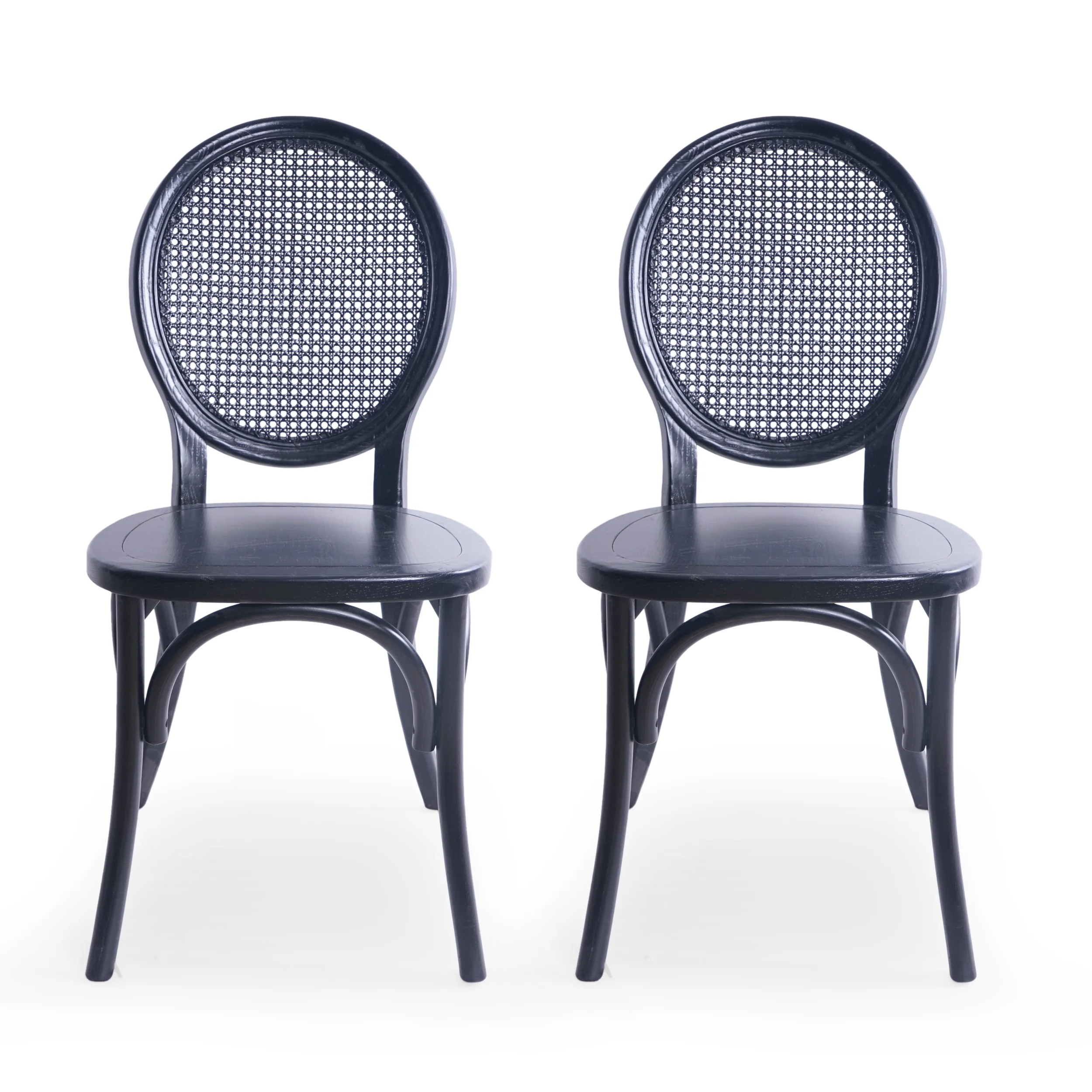 Ruhan Wooded Cane Back Dining Chair (Set of 2) - furnishings