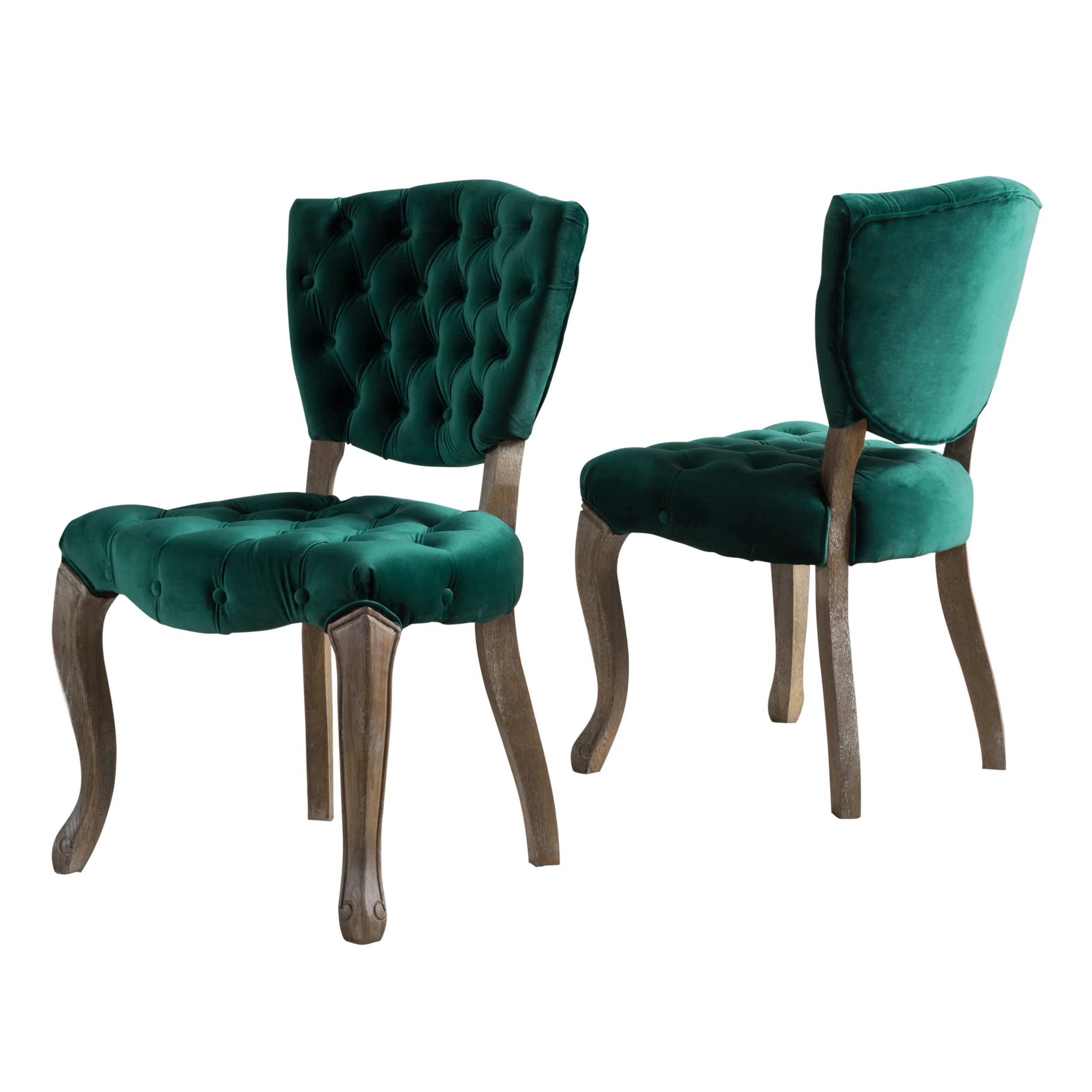 Duke Tufted Velvet Dining Chair (set of 2) - furnishings
