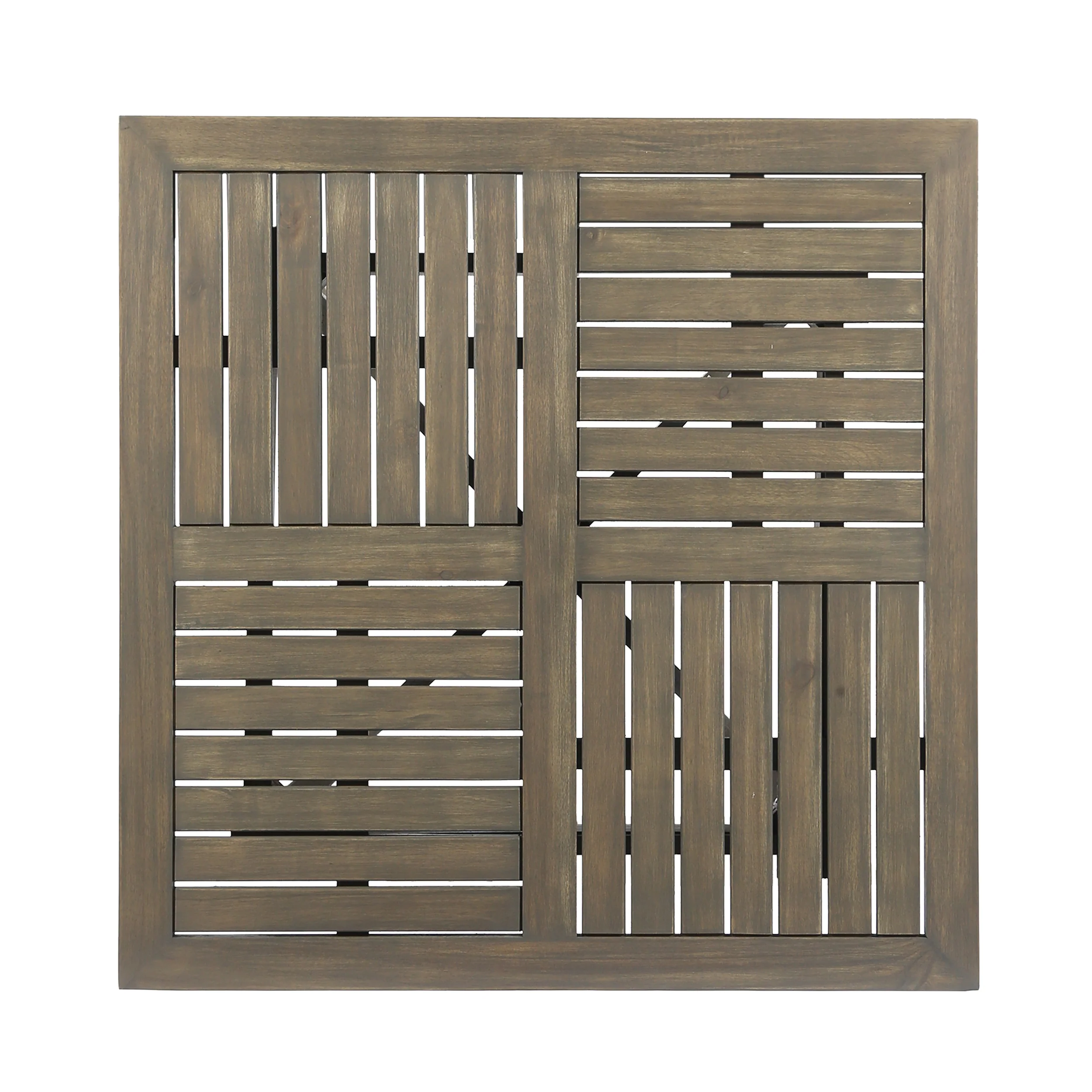Alva Outdoor 5 Piece Acacia Wood/ Wicker Dining Set with Cushions - furnishings