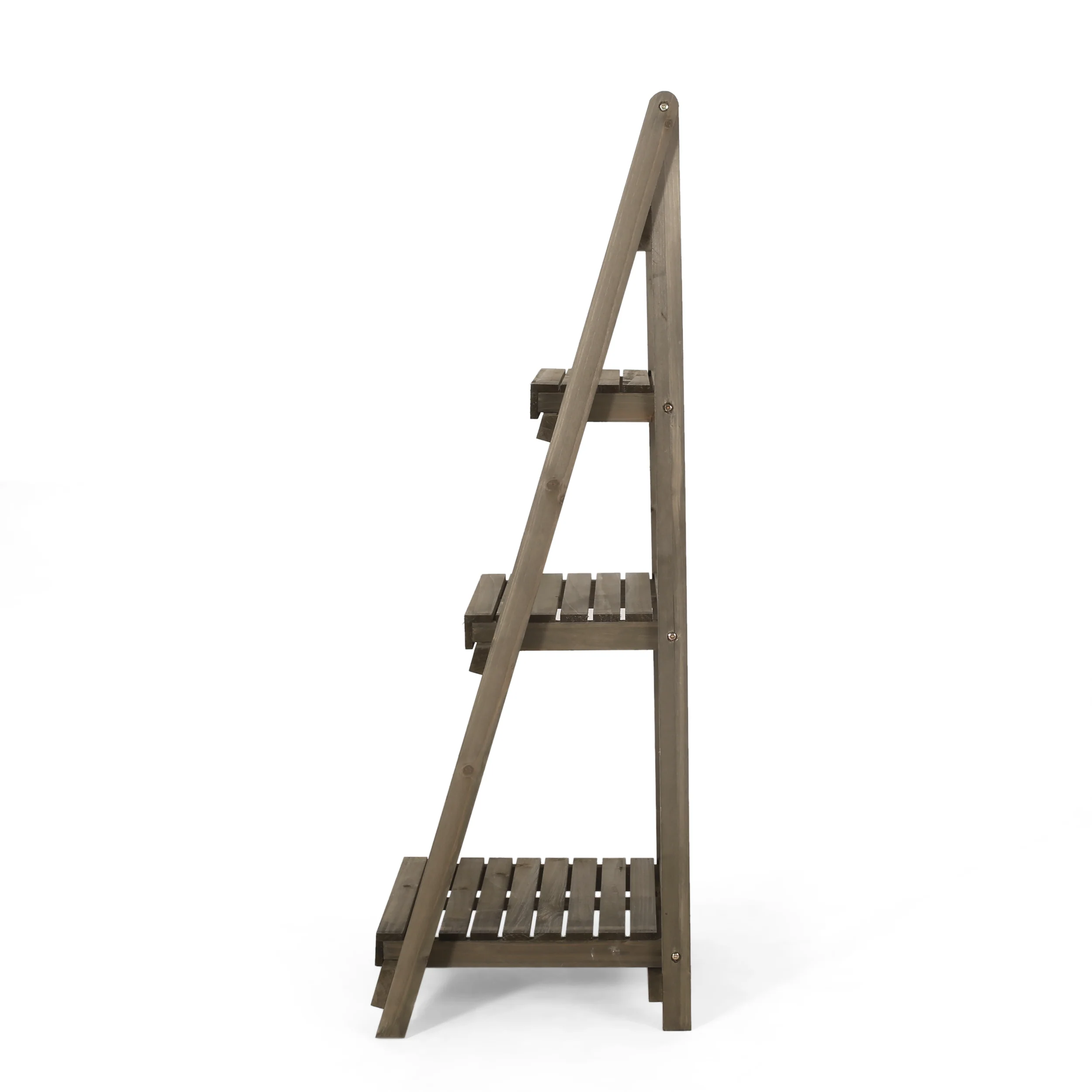 Robin Outdoor Firwood 3 Tiered Shelf, Gray - furnishings