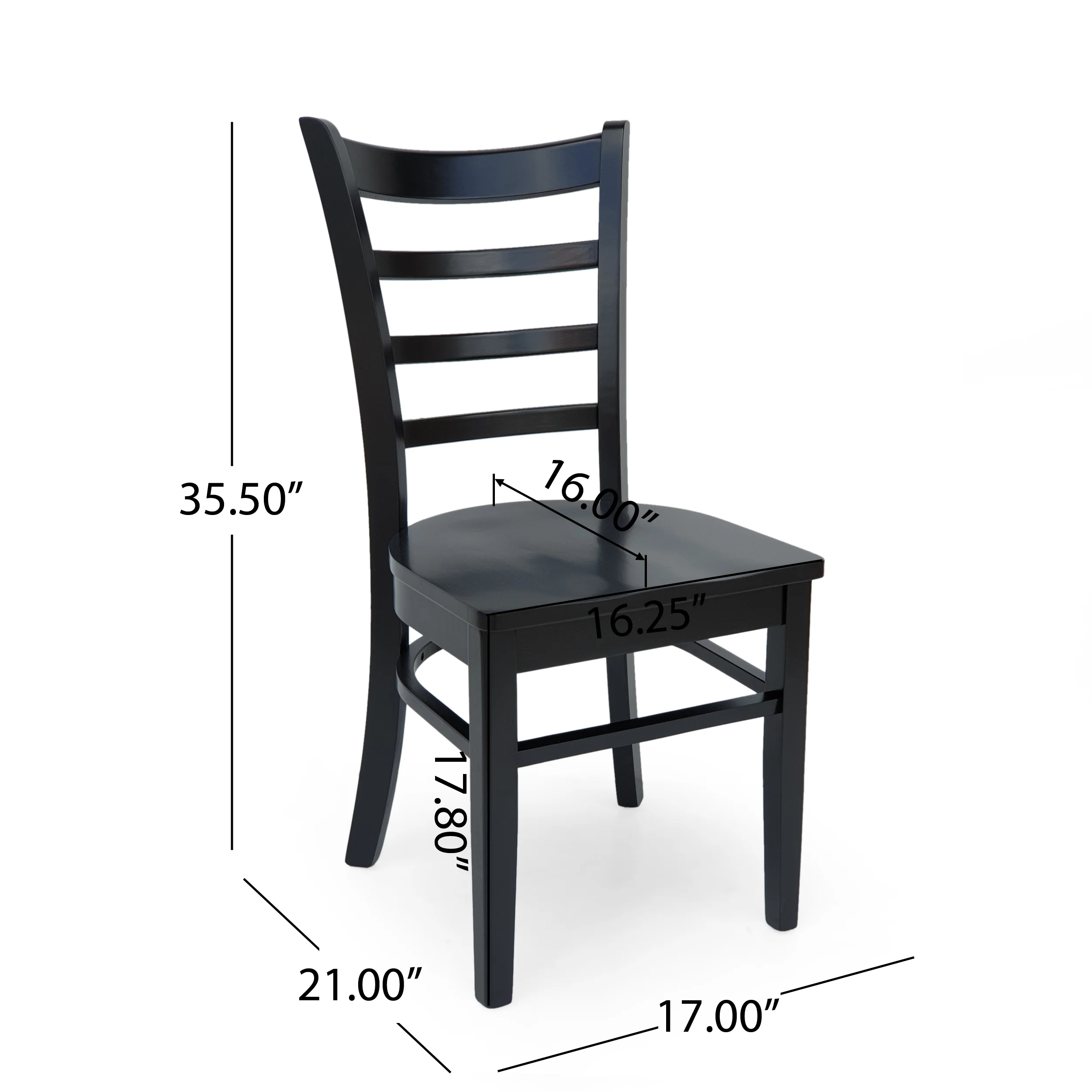 Wagner Farmhouse Wooden Dining Chairs (Set of 6) - furnishings