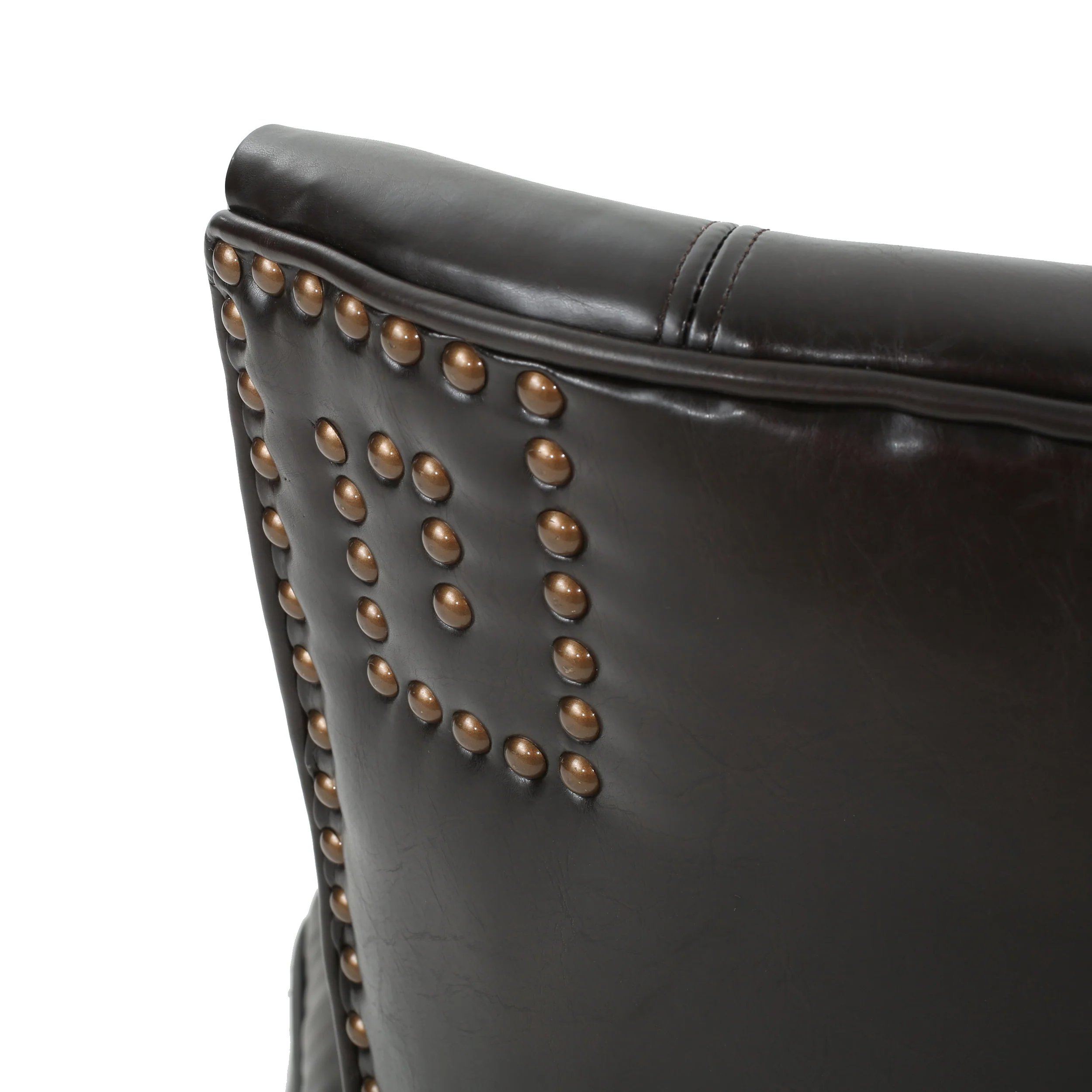 George Brown Leather Dining Chair - furnishings