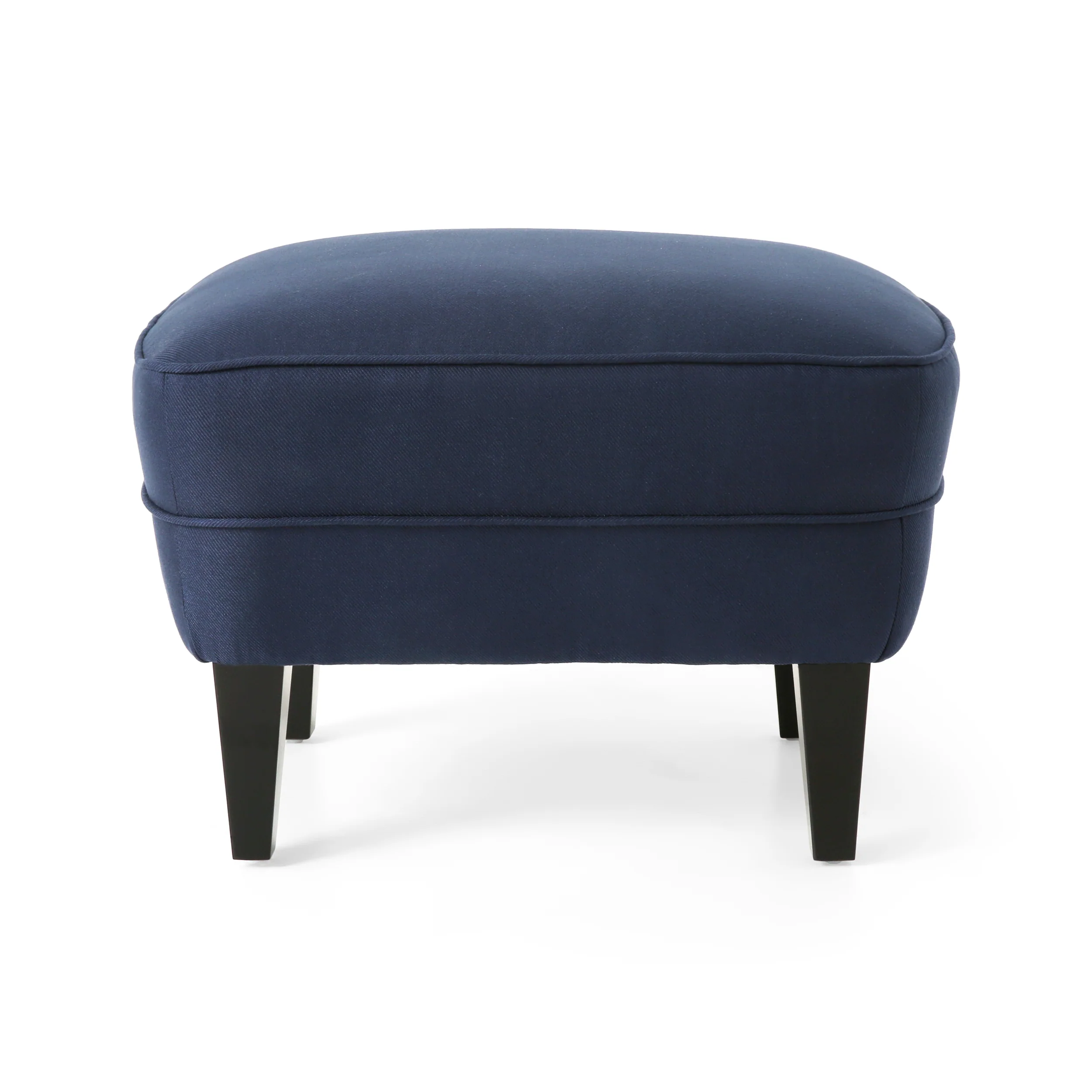 Jaxen Contemporary Tufted Fabric Club Chair and Ottoman Set - furnishings