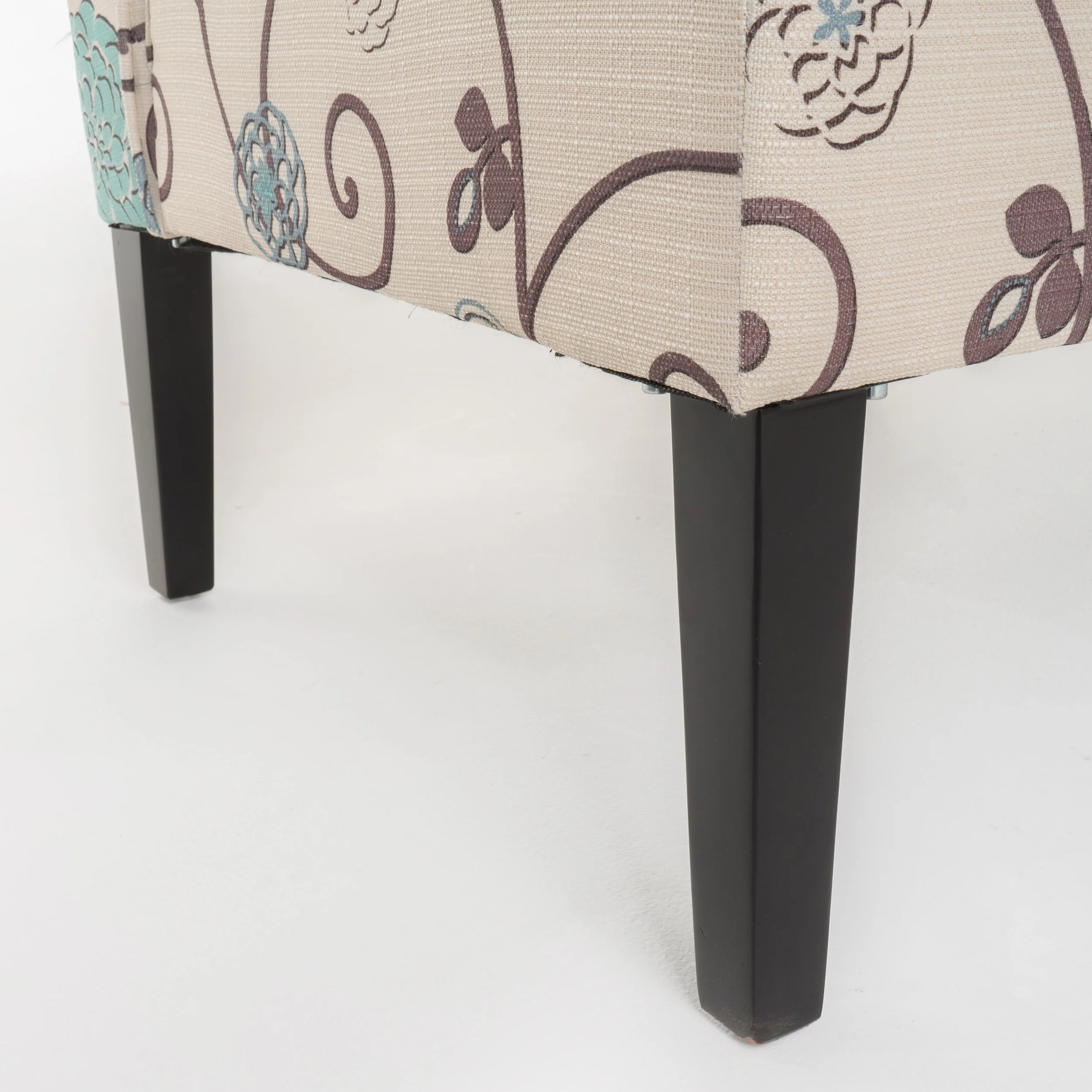 Charlotte Modern Simple Elegant Fabric Settee - furnishings