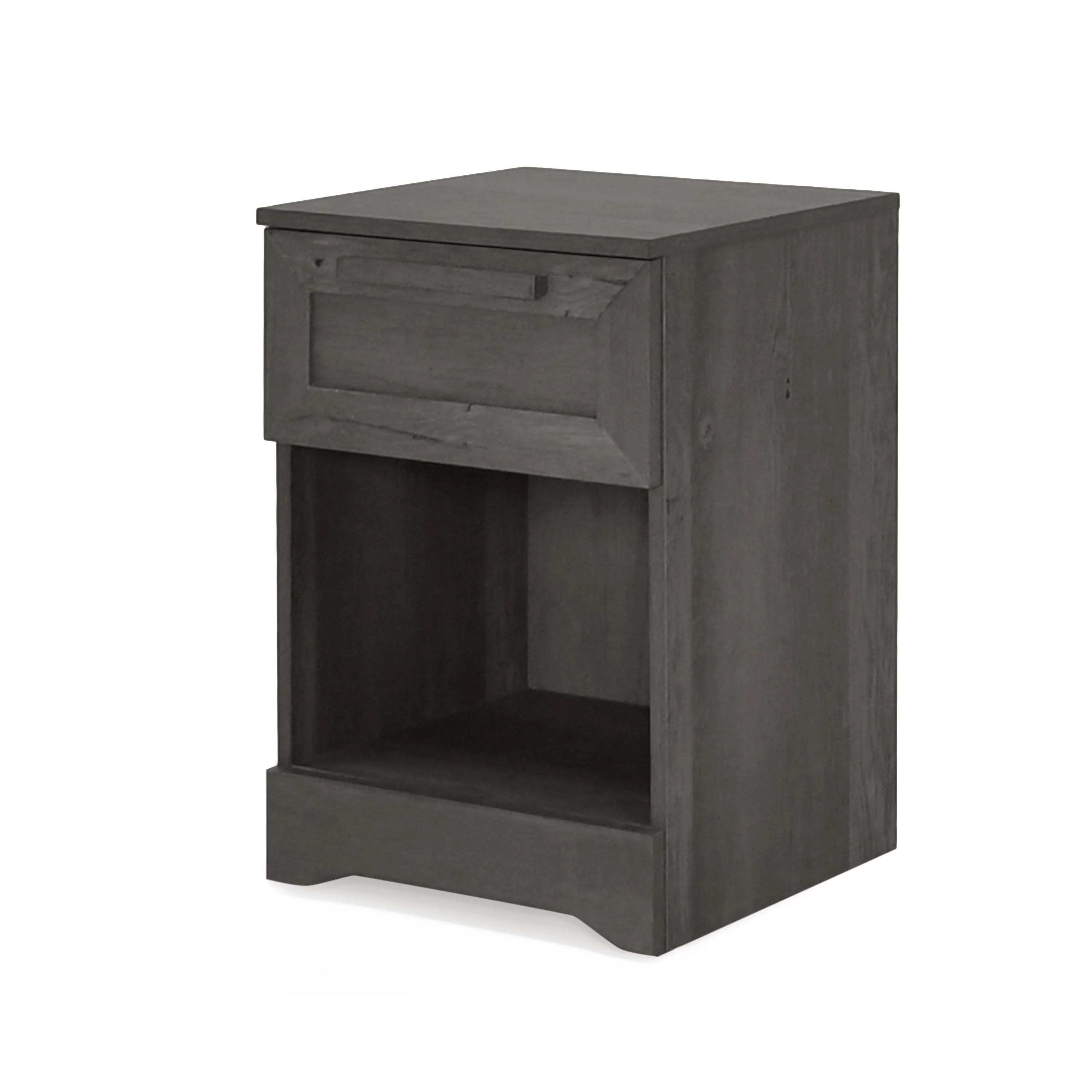 Broxon Rustic 1 Drawer Nightstand - furnishings