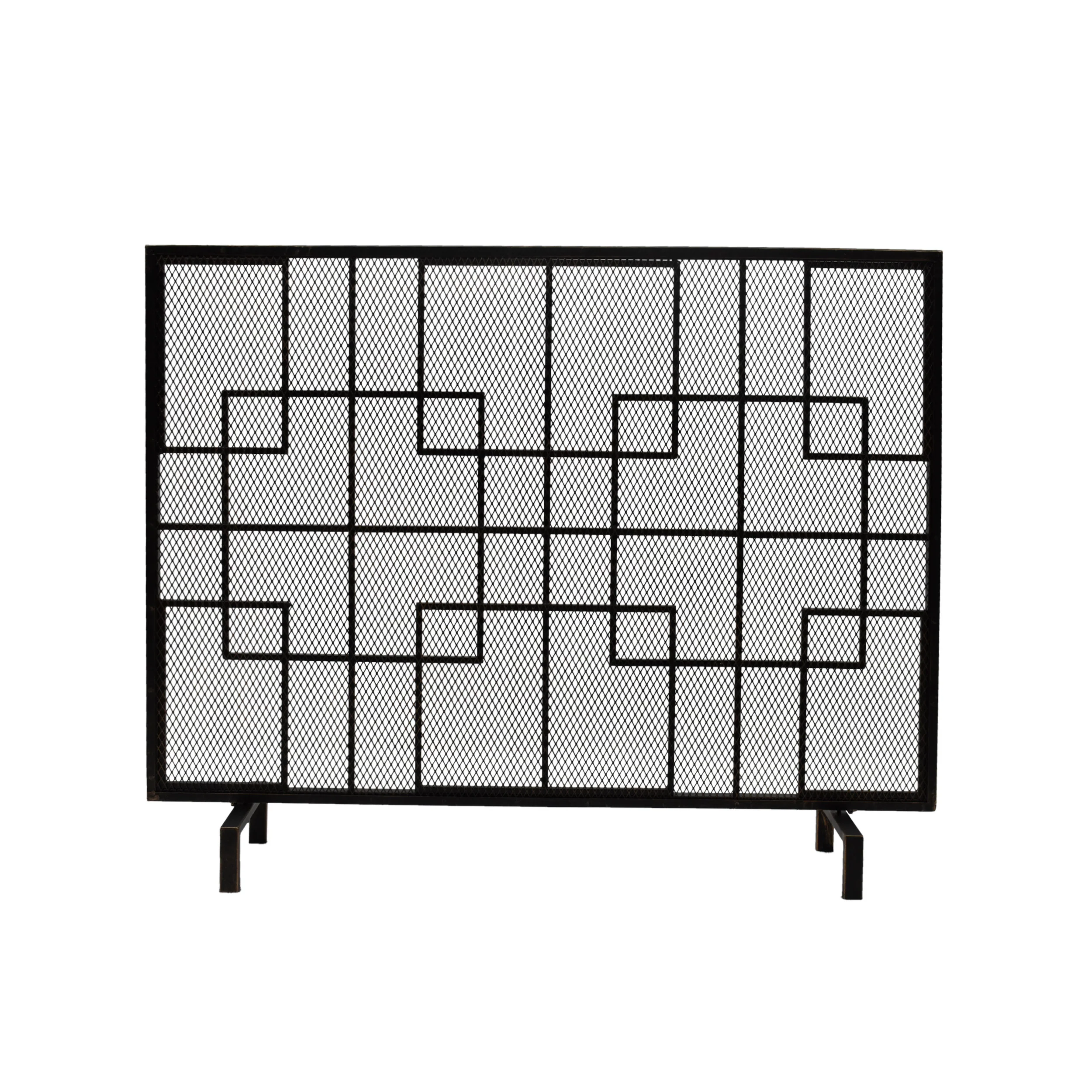 Dorothy Modern Single PanelIron Firescreen - furnishings