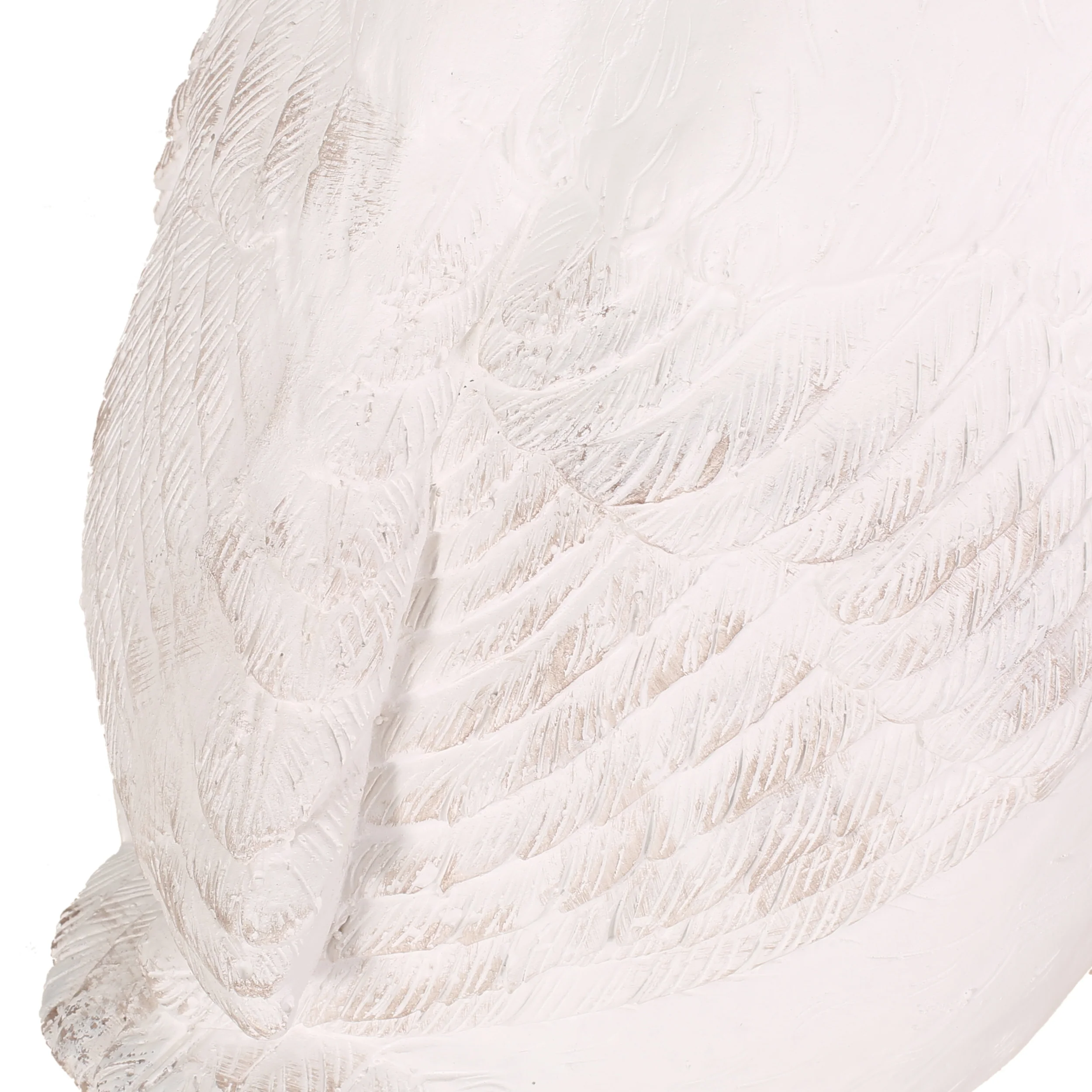 Rafter Outdoor Goose Garden Statue, White and Orange - furnishings