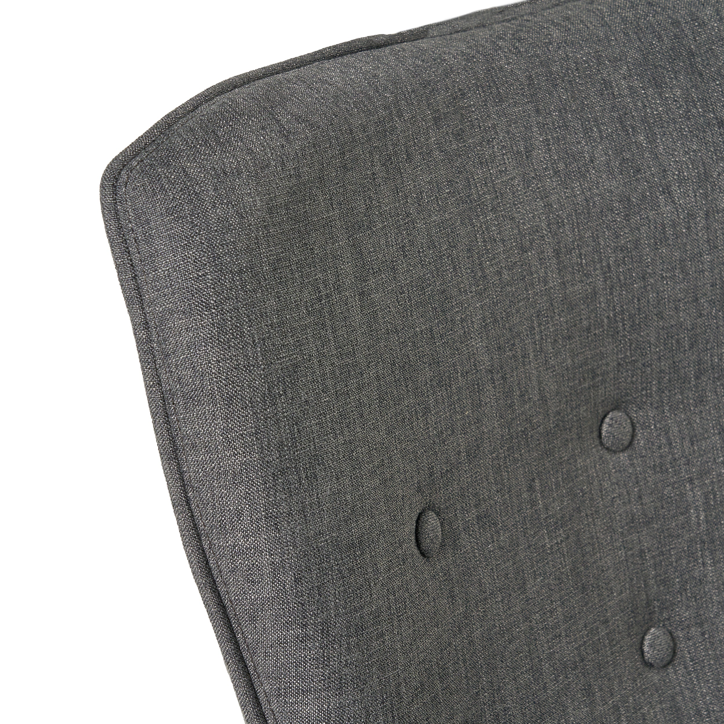 Acantha Mid-Century Modern Wingback Fabric Chair and Ottoman Set - furnishings