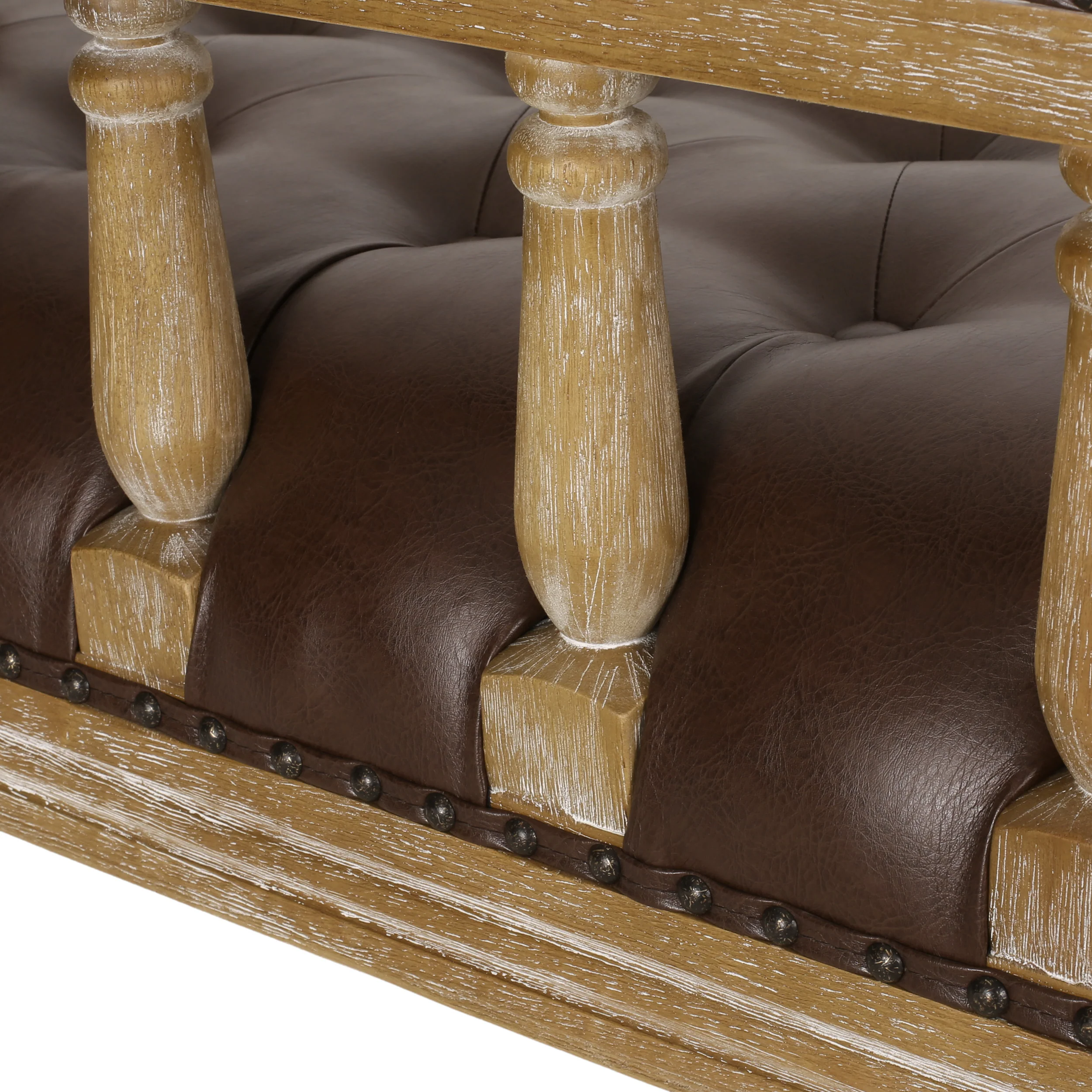 Niemi Traditional Upholstered Tufted Loveseat - furnishings