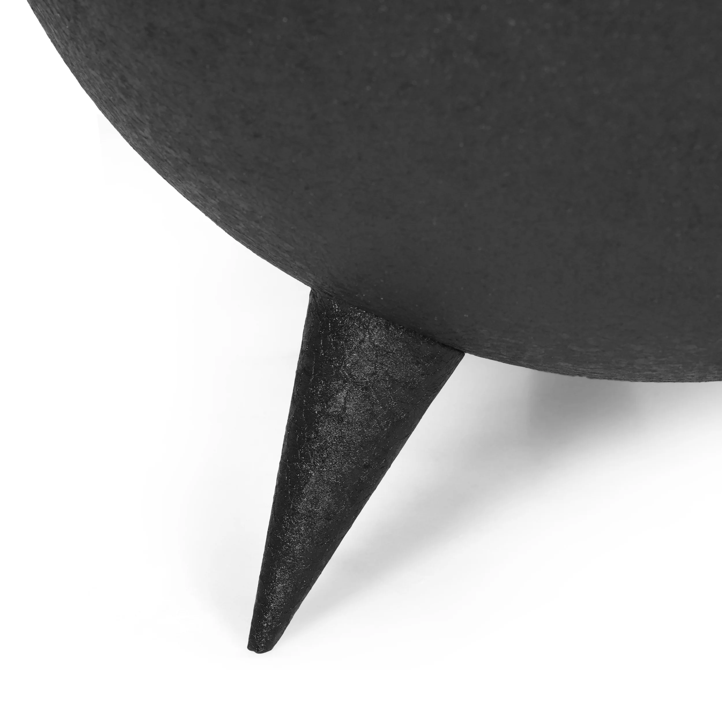 Mingo Modern Handcrafted Iron Planter, Black - furnishings