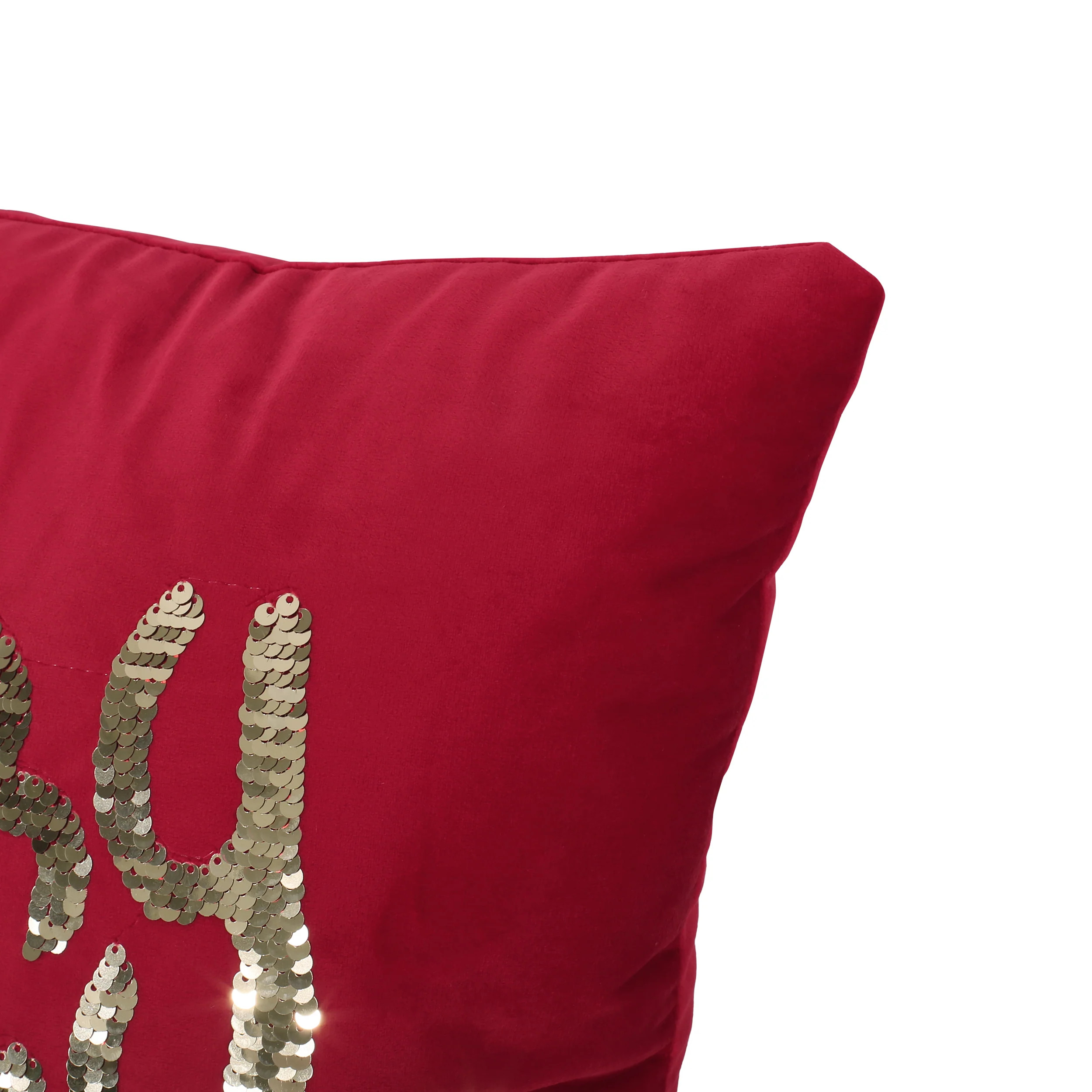 Bolivar Glam Velvet Christmas Throw Pillow - furnishings
